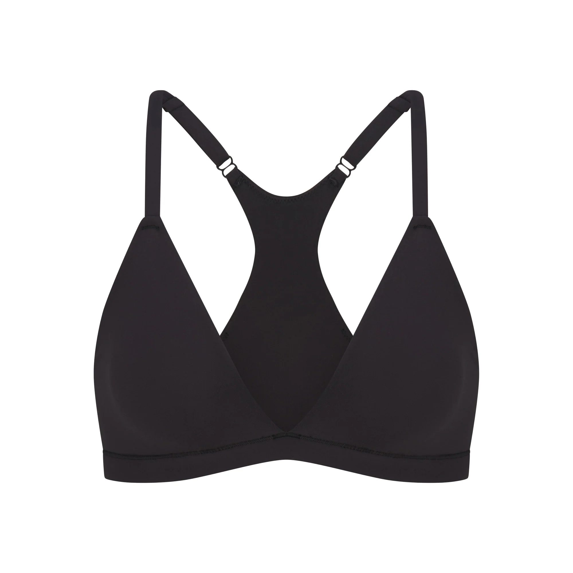 FITS EVERYBODY RACERBACK TRIANGLE BRALETTE | ONYX