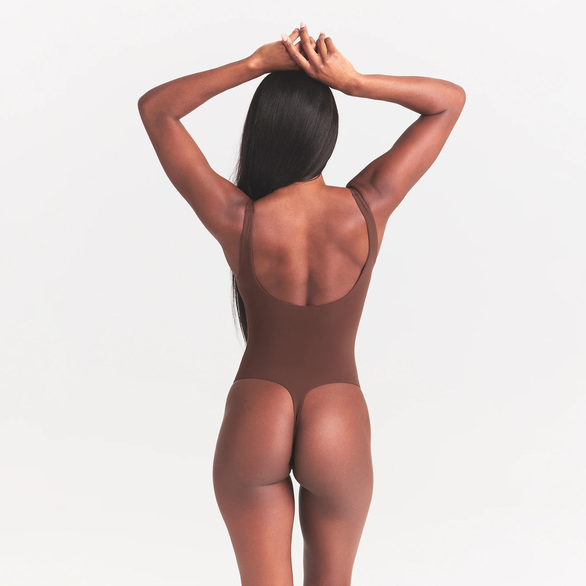 FITS EVERYBODY SQUARE NECK BODYSUIT | COCOA - Image 4
