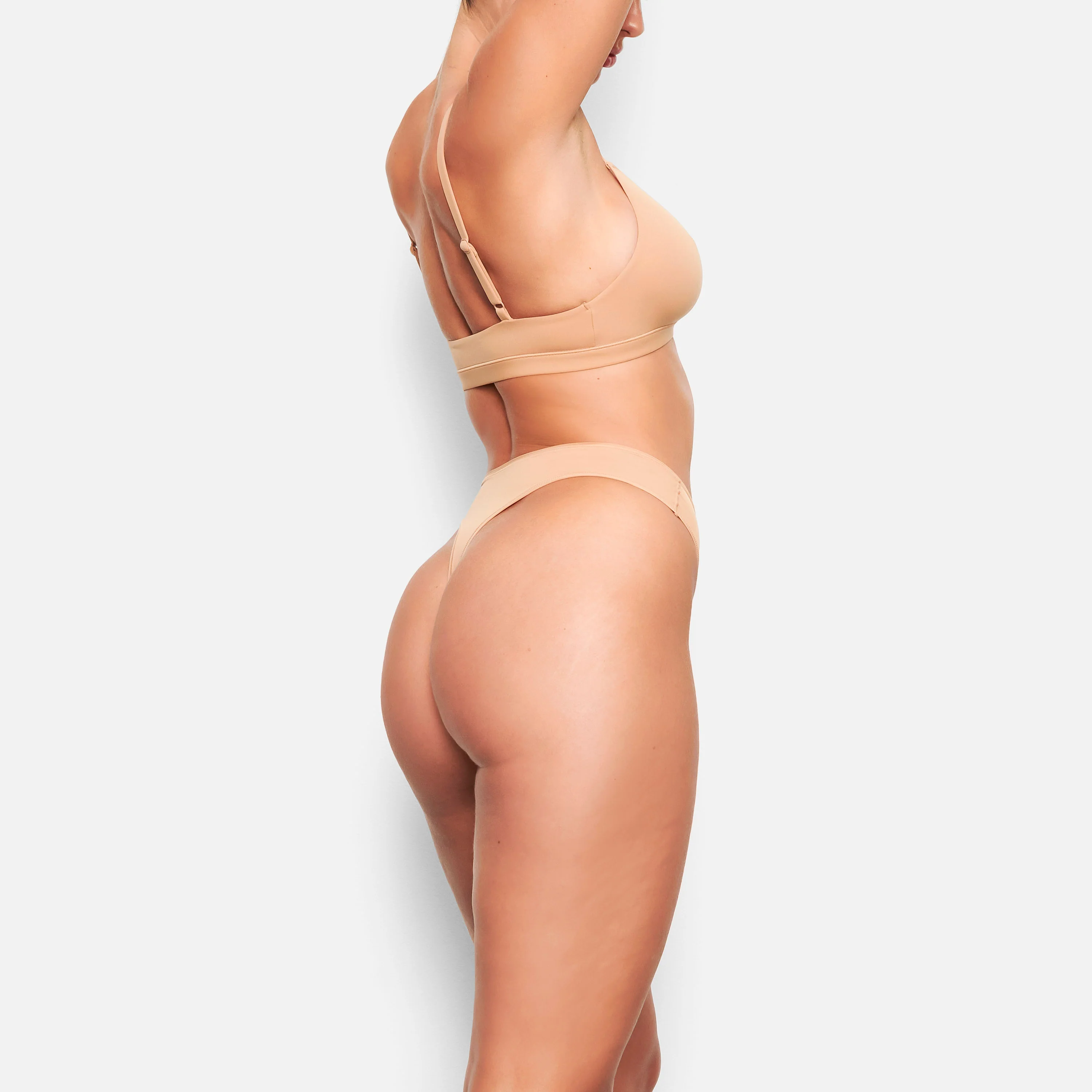 FITS EVERYBODY TRIANGLE BRALETTE | OCHRE - Image 3