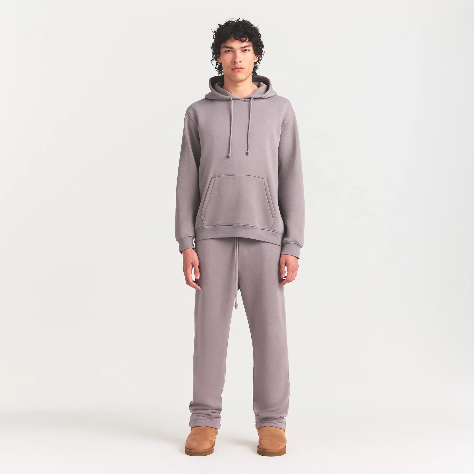 FLEECE LOUNGE MENS CLASSIC STRAIGHT LEG PANT | SHADOW - Image 2