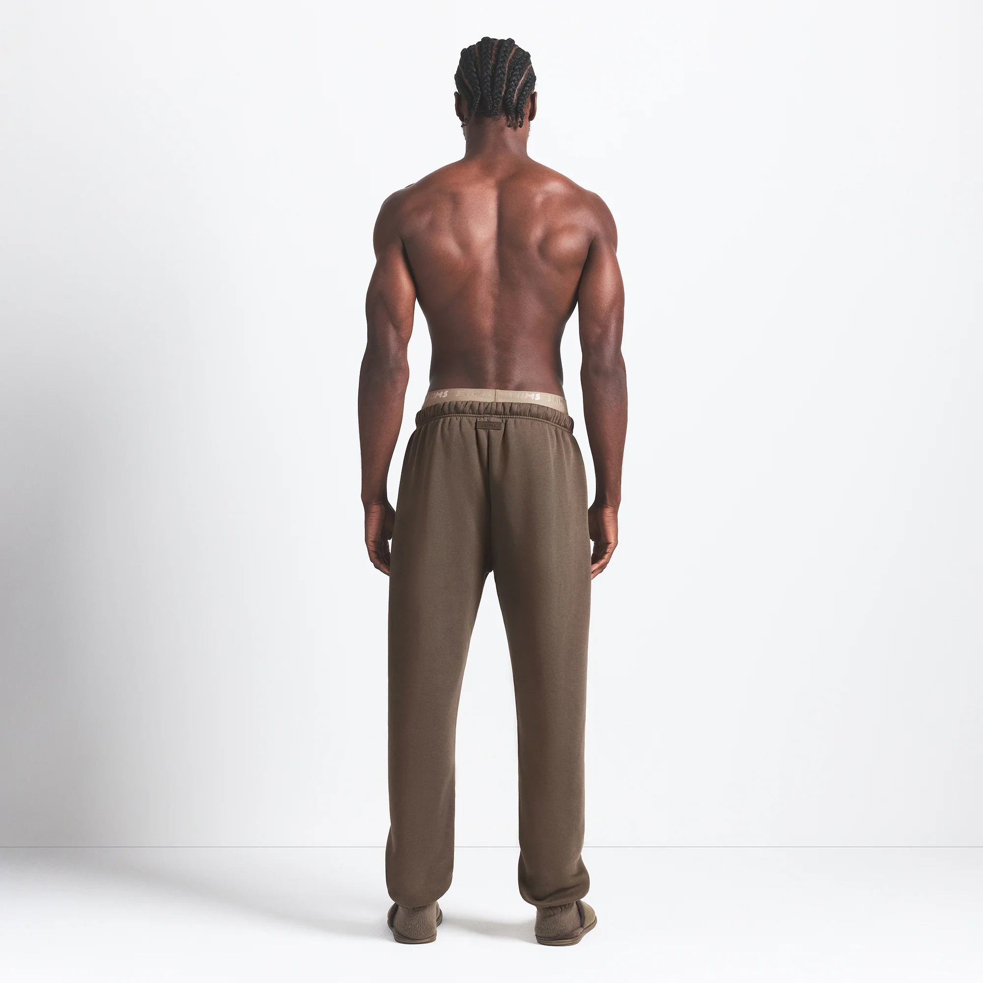 FLEECE LOUNGE MENS RELAXED JOGGER | DRIFTWOOD - Image 6