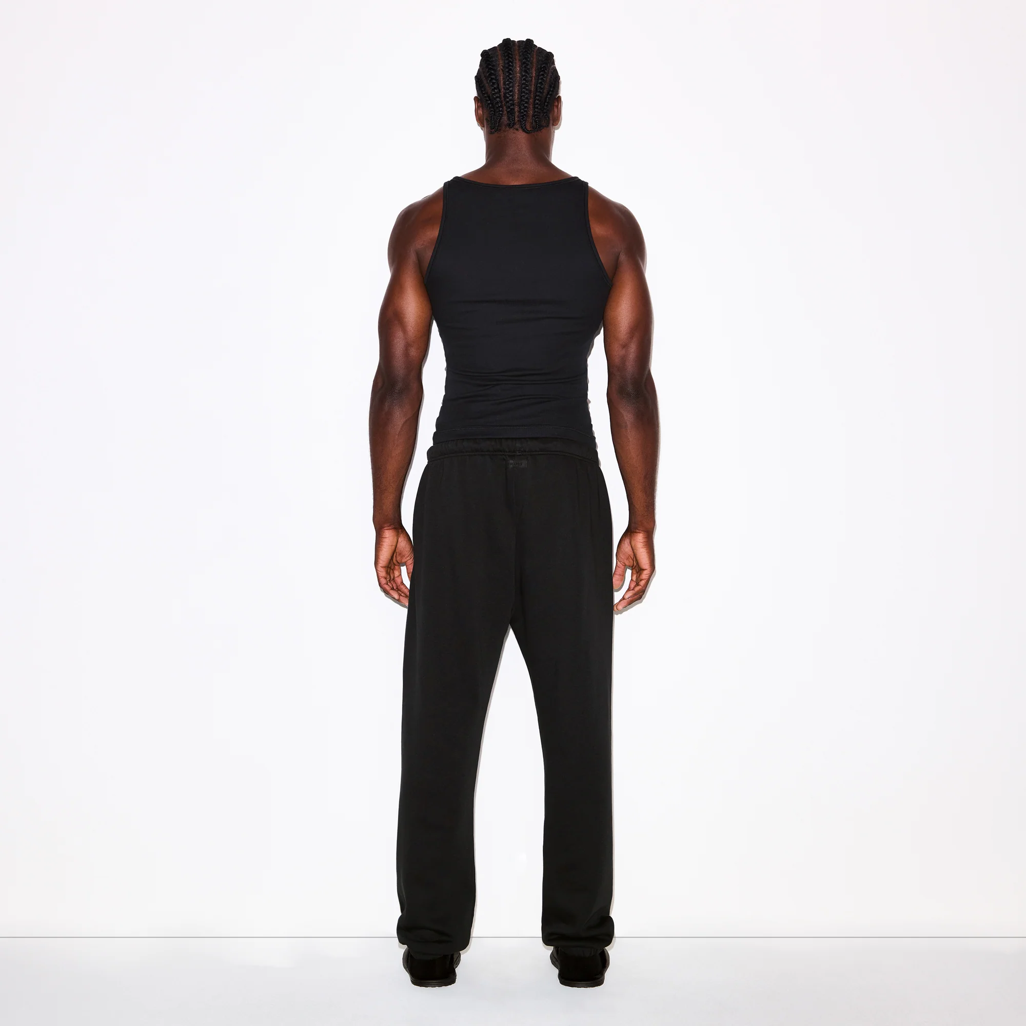 FLEECE LOUNGE MENS RELAXED JOGGER | WASHED ONYX - Image 6