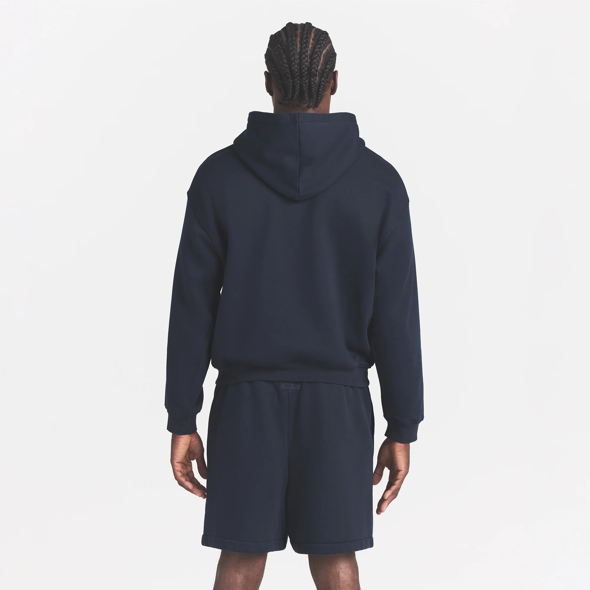 FLEECE LOUNGE MENS RELAXED SHORT | NAVY - Image 4