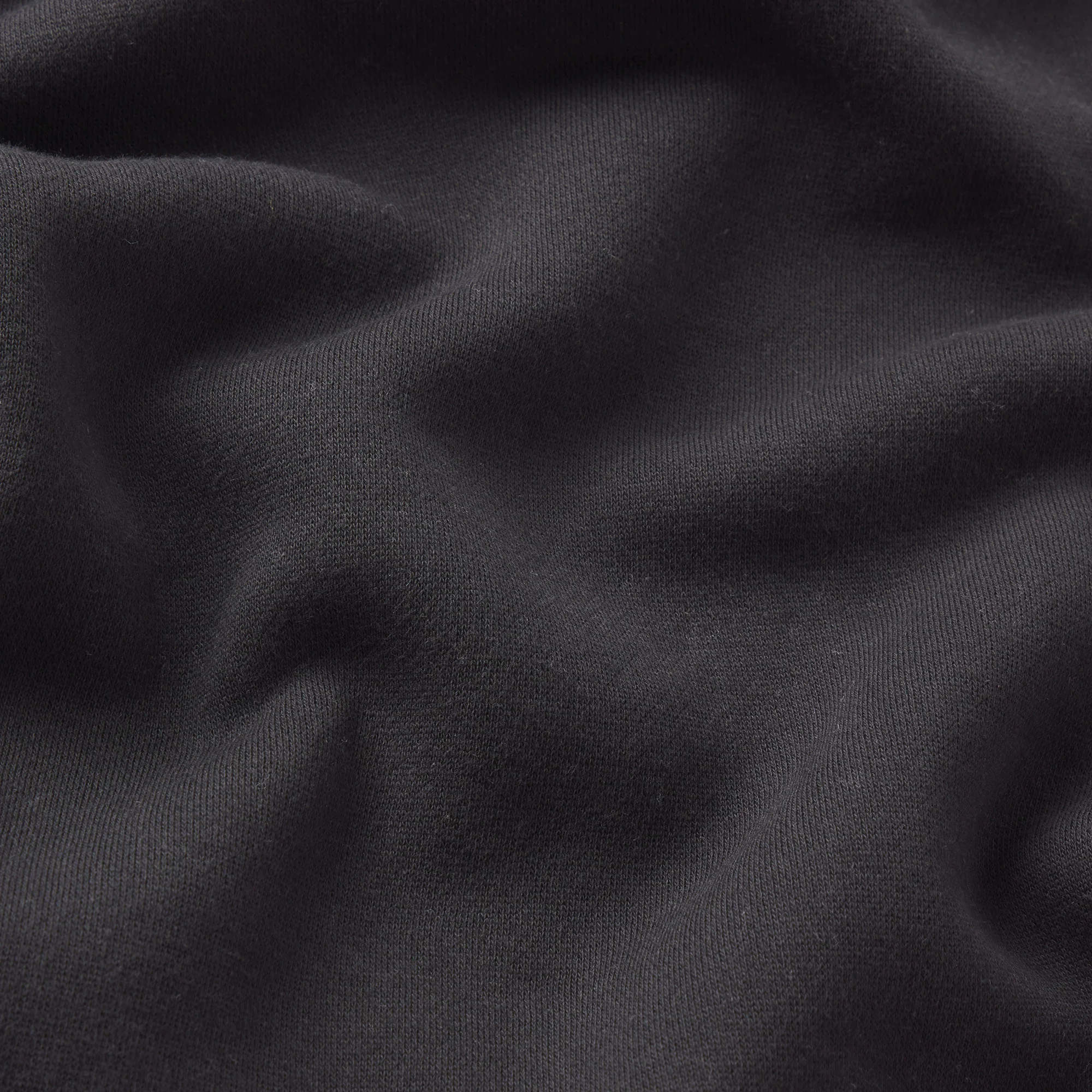 FLEECE LOUNGE MENS RELAXED ZIP UP HOODIE | WASHED ONYX - Image 6