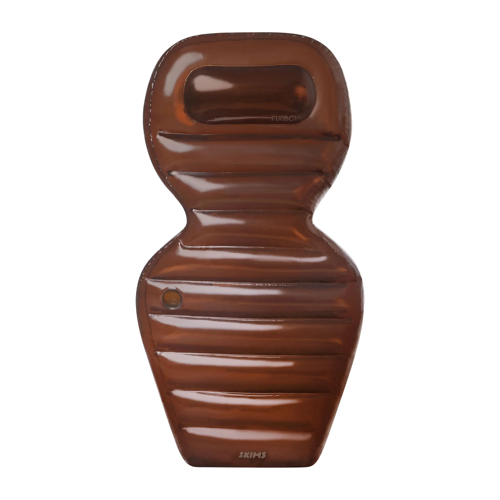FUNBOY X SKIMS BODY LOUNGER POOL FLOAT | COCOA - Image 2