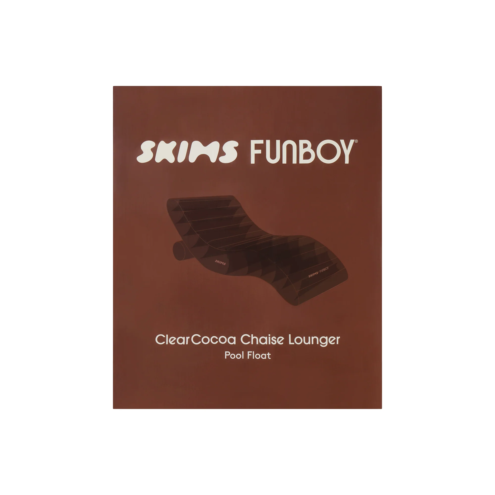 FUNBOY X SKIMS CHAISE LOUNGER FLOAT | COCOA - Image 4