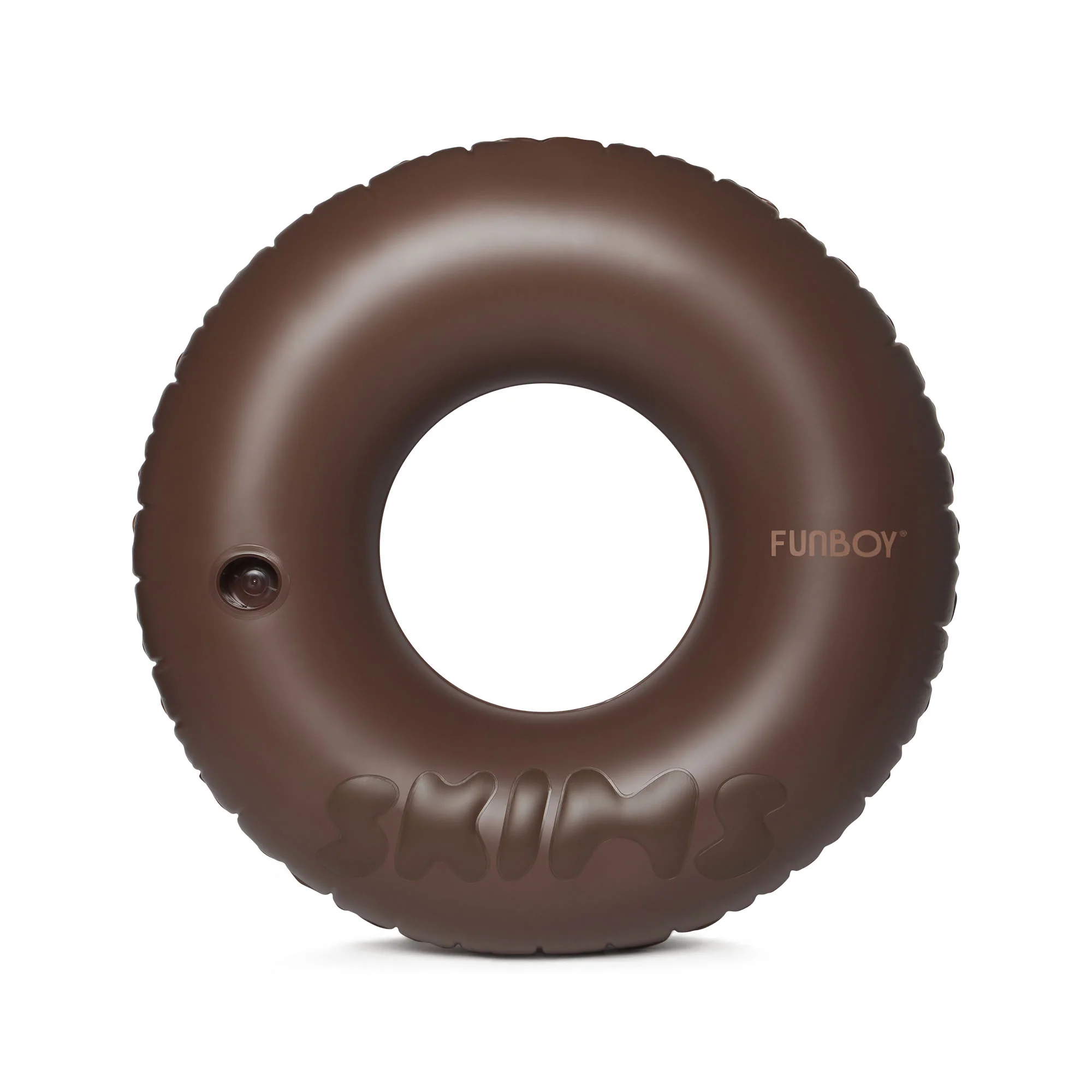 FUNBOY X SKIMS EMBOSSED TUBE FLOAT | COCOA - Image 2