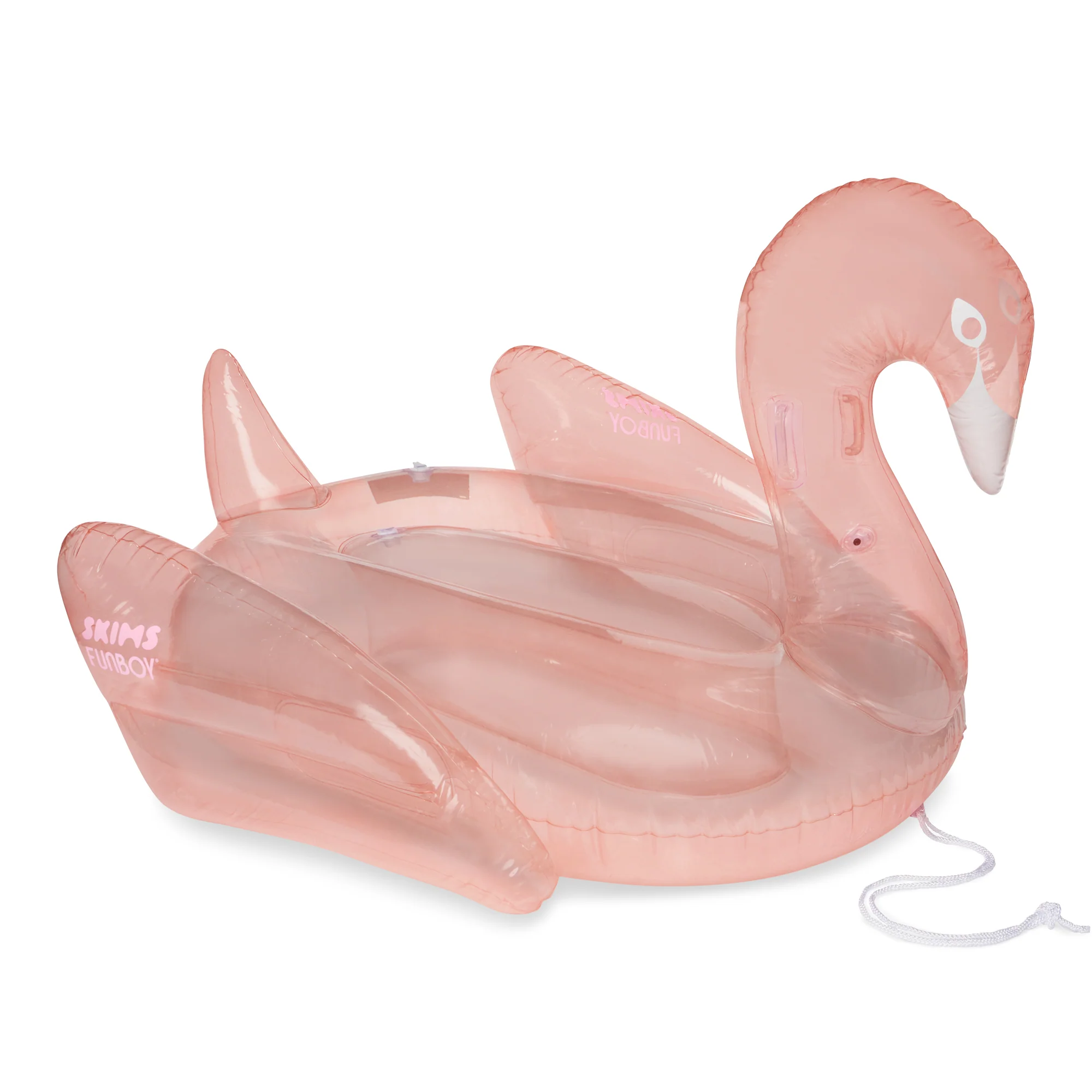 FUNBOY X SKIMS SWAN POOL FLOAT | CHERRY BLOSSOM - Image 2
