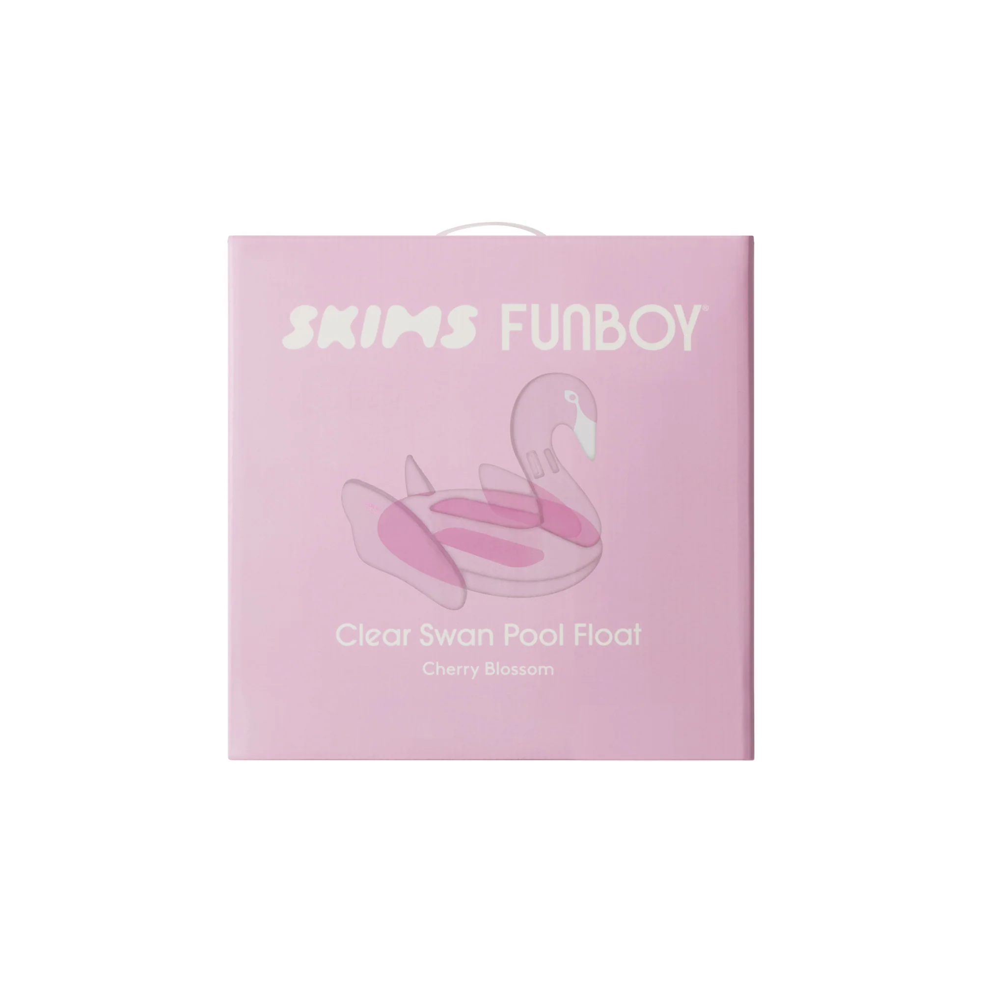 FUNBOY X SKIMS SWAN POOL FLOAT | CHERRY BLOSSOM - Image 5