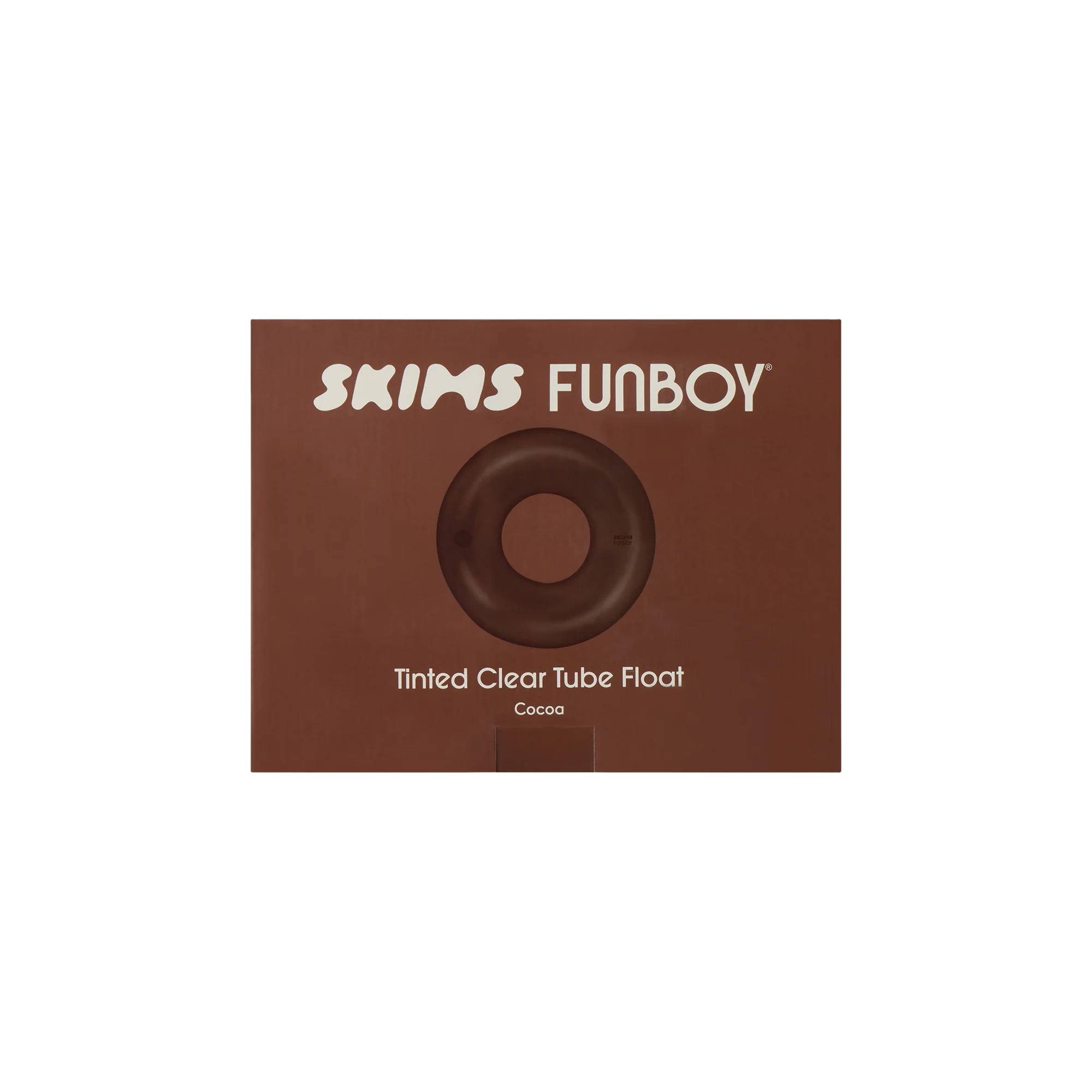 FUNBOY X SKIMS VINTAGE TUBE FLOAT | COCOA AND CLEAR - Image 4