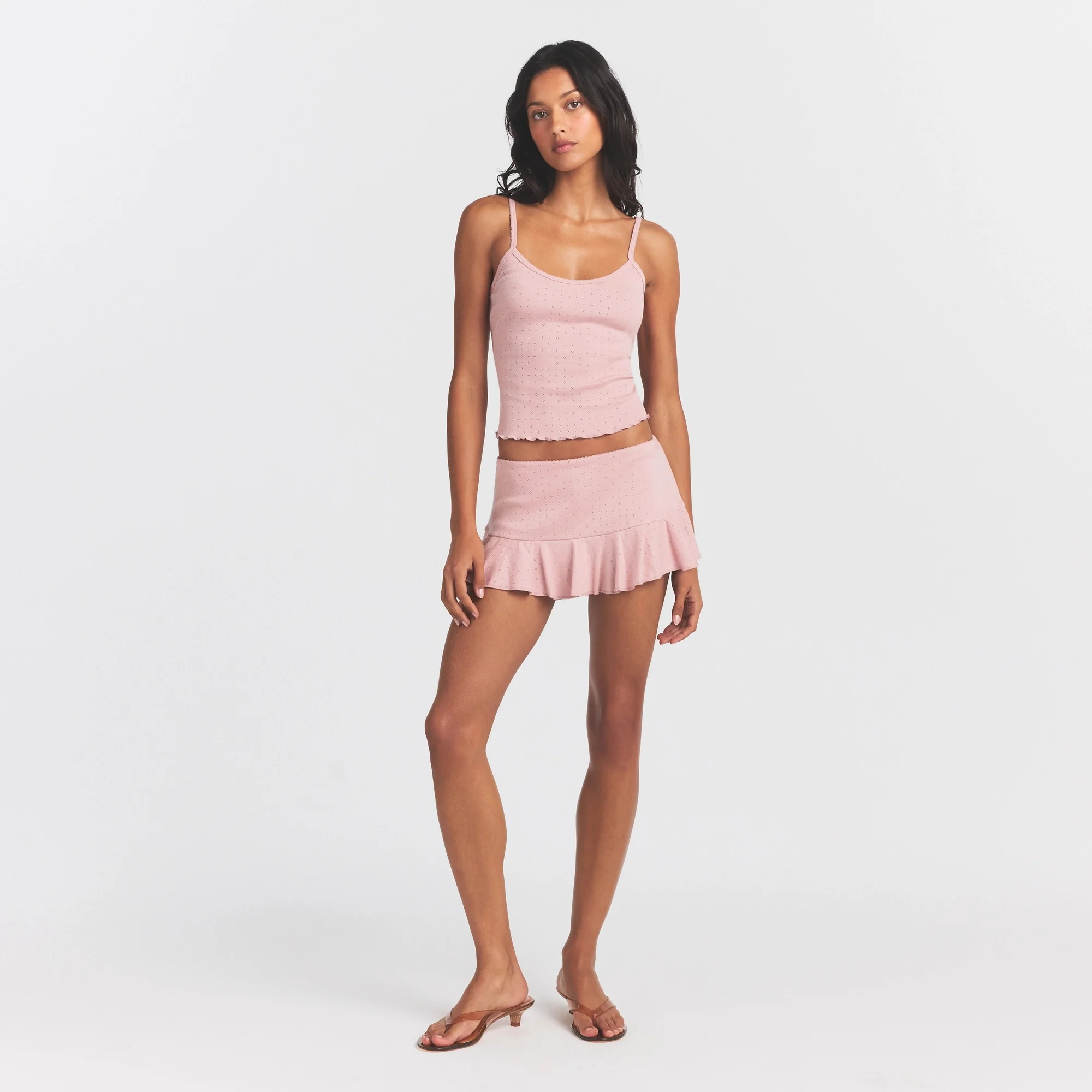HEAVY POINTELLE CAMI | MORGANITE - Image 2