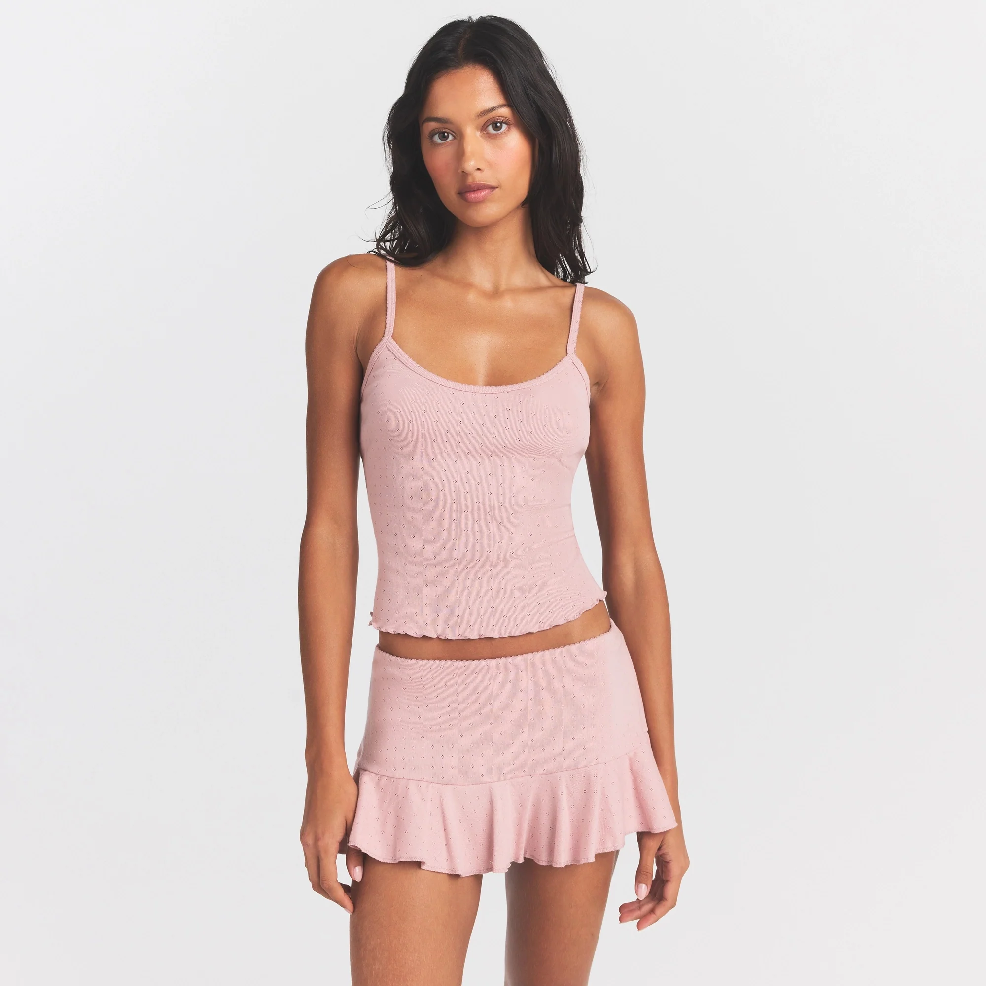 HEAVY POINTELLE CAMI | MORGANITE - Image 3