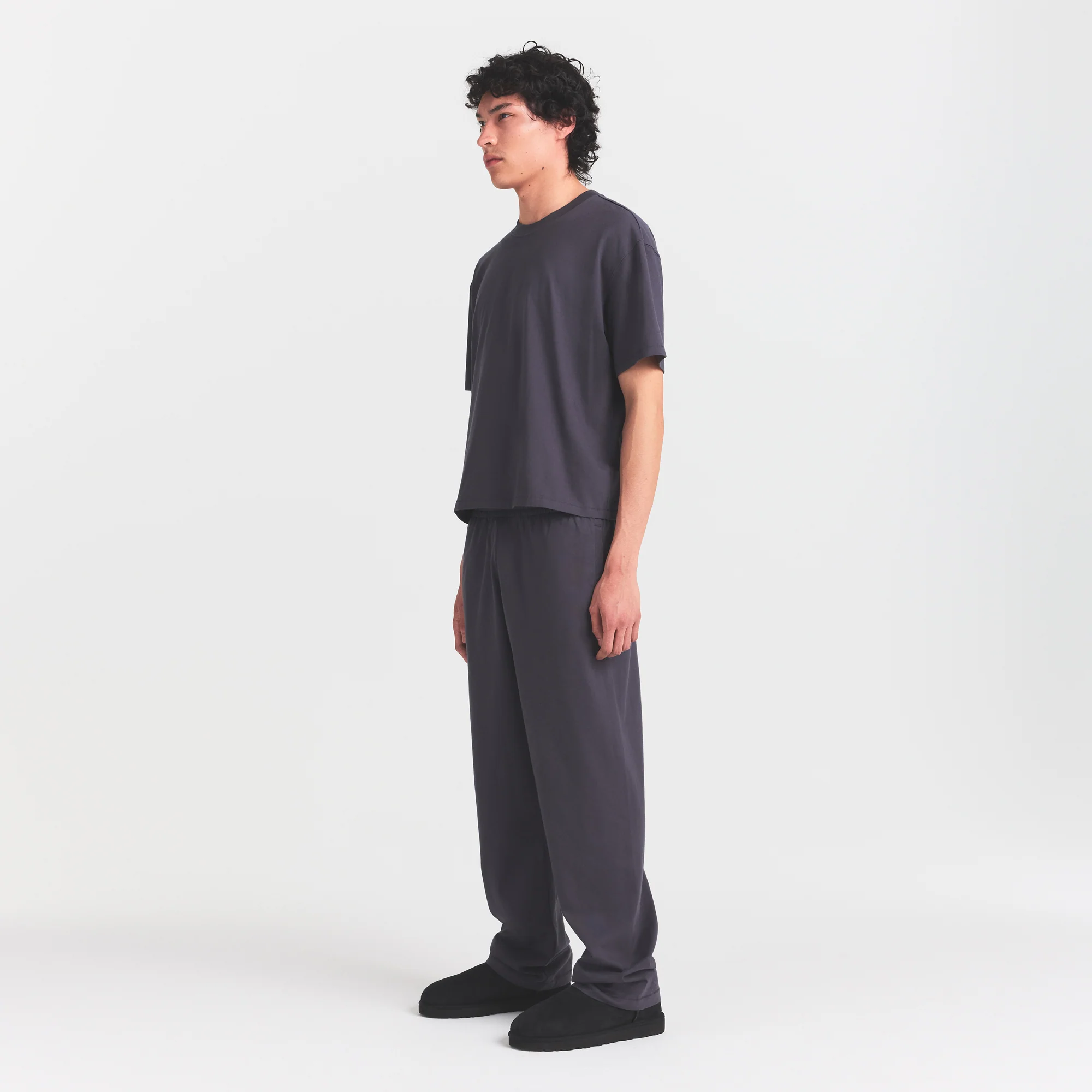 HEAVYWEIGHT COTTON MENS RELAXED PANT | RAVEN - Image 3