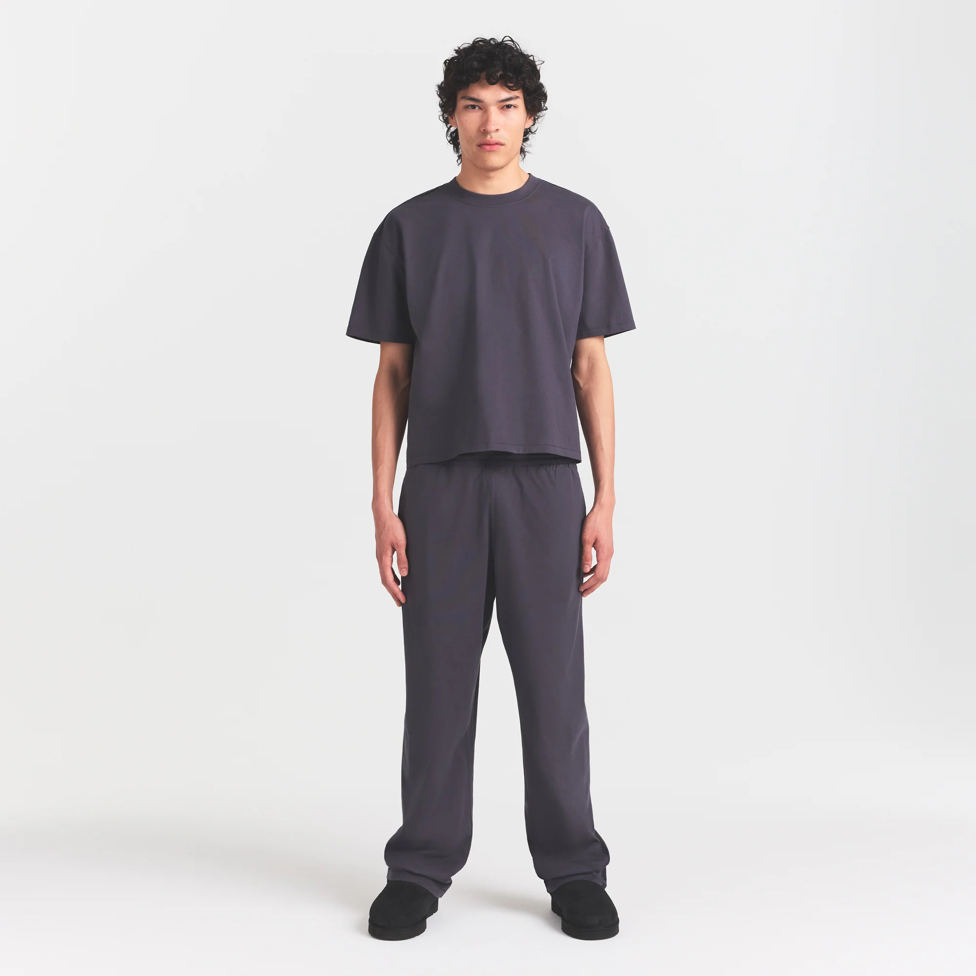 HEAVYWEIGHT COTTON MENS RELAXED PANT | RAVEN - Image 6