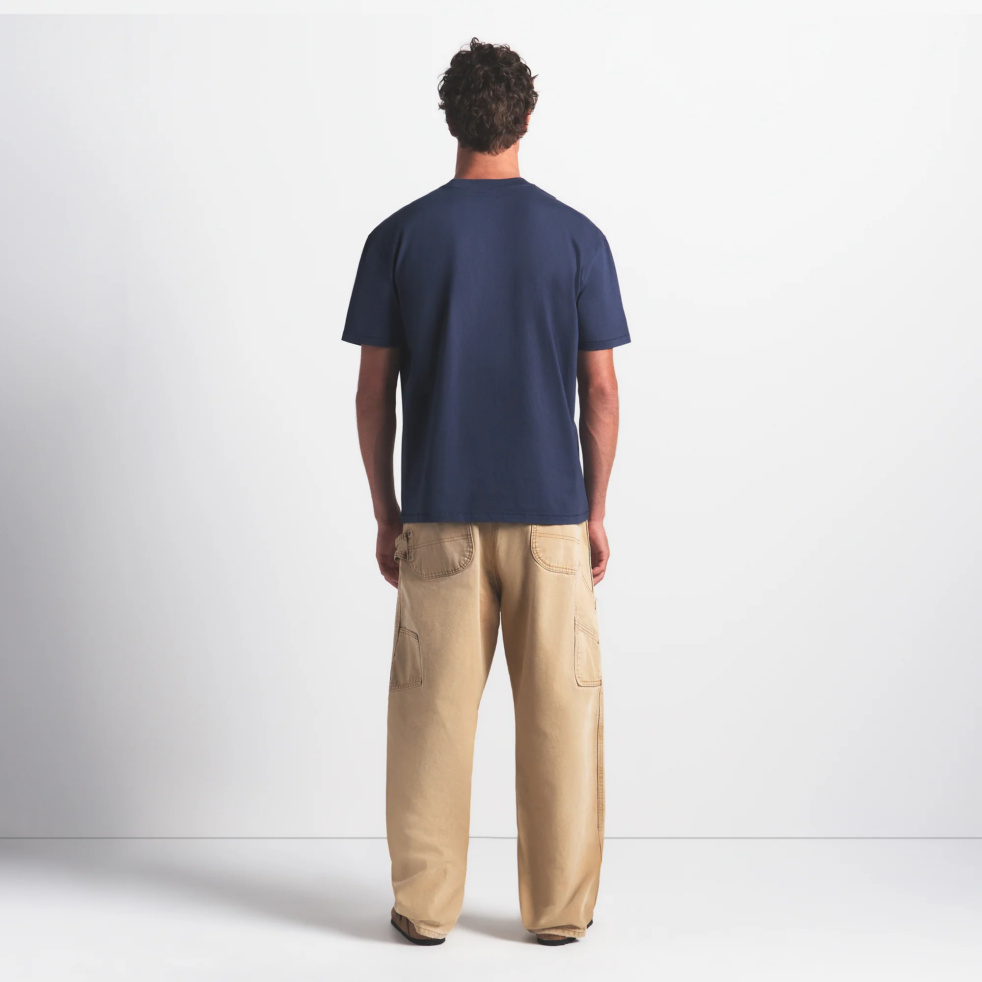HEAVYWEIGHT COTTON MENS RELAXED T-SHIRT | DAMSON - Image 5