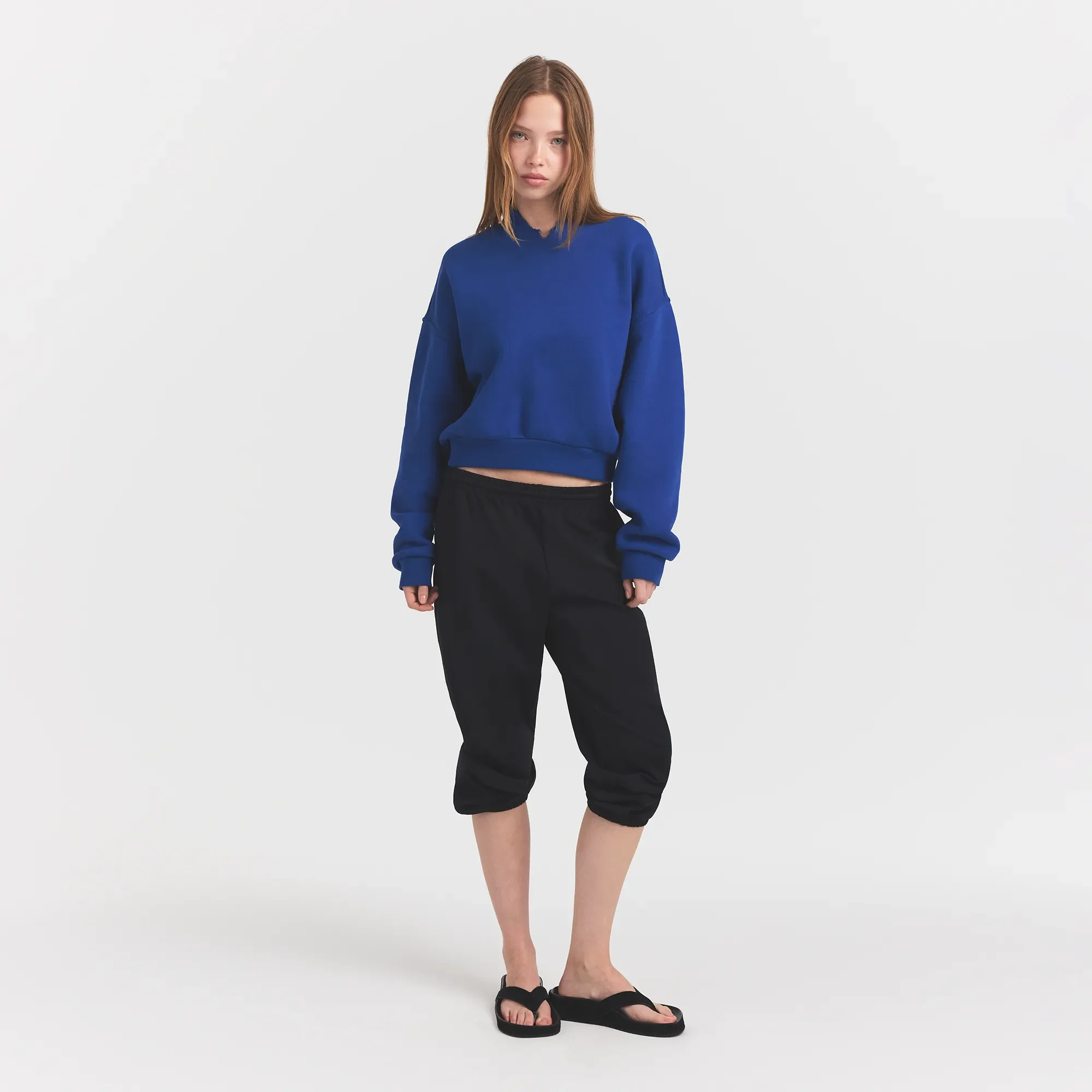 HEAVYWEIGHT FLEECE CREWNECK | COBALT - Image 2
