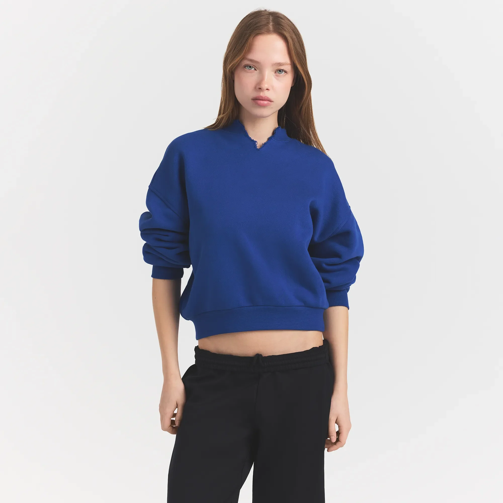 HEAVYWEIGHT FLEECE CREWNECK | COBALT - Image 3