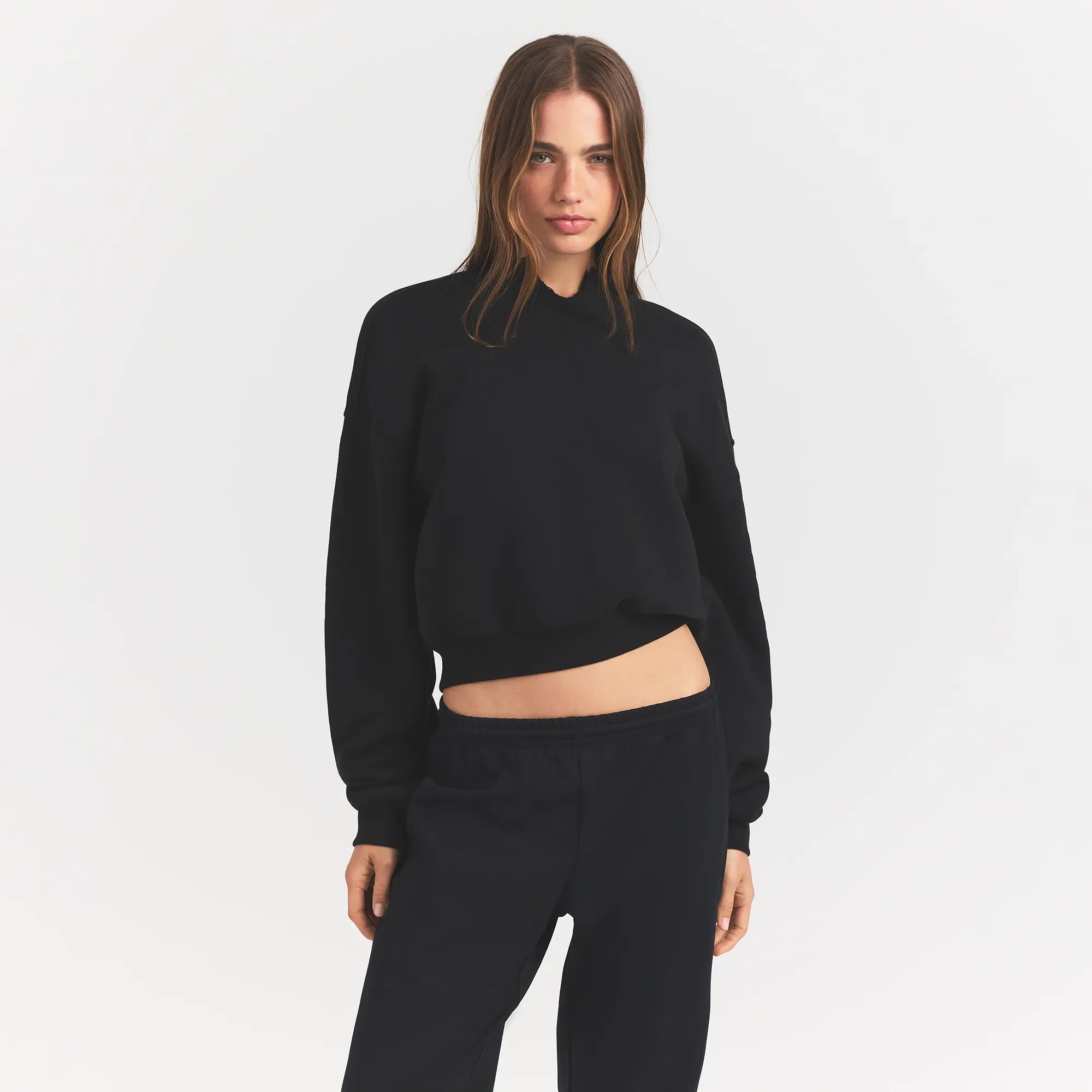 HEAVYWEIGHT FLEECE CREWNECK | ONYX - Image 3