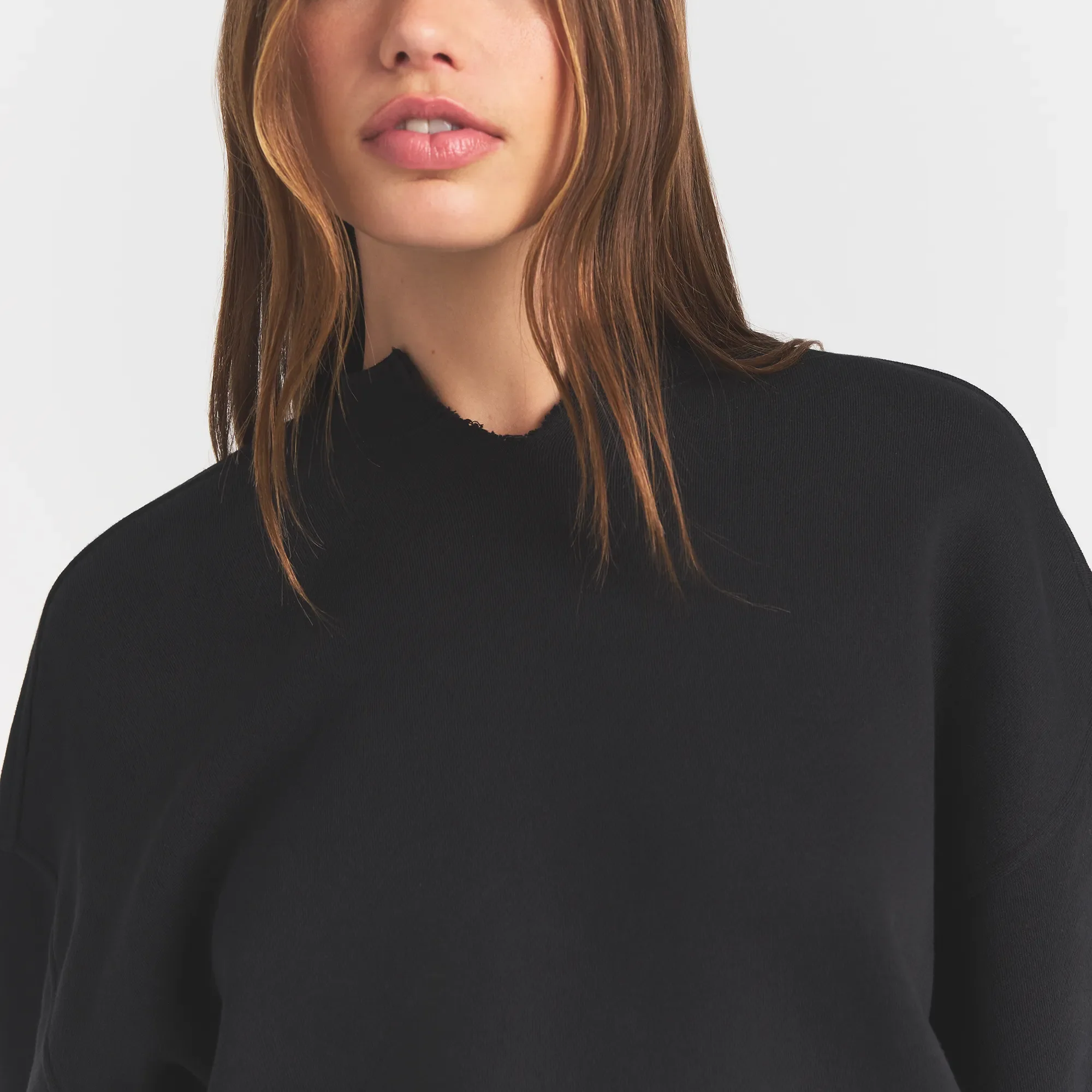 HEAVYWEIGHT FLEECE CREWNECK | ONYX - Image 4