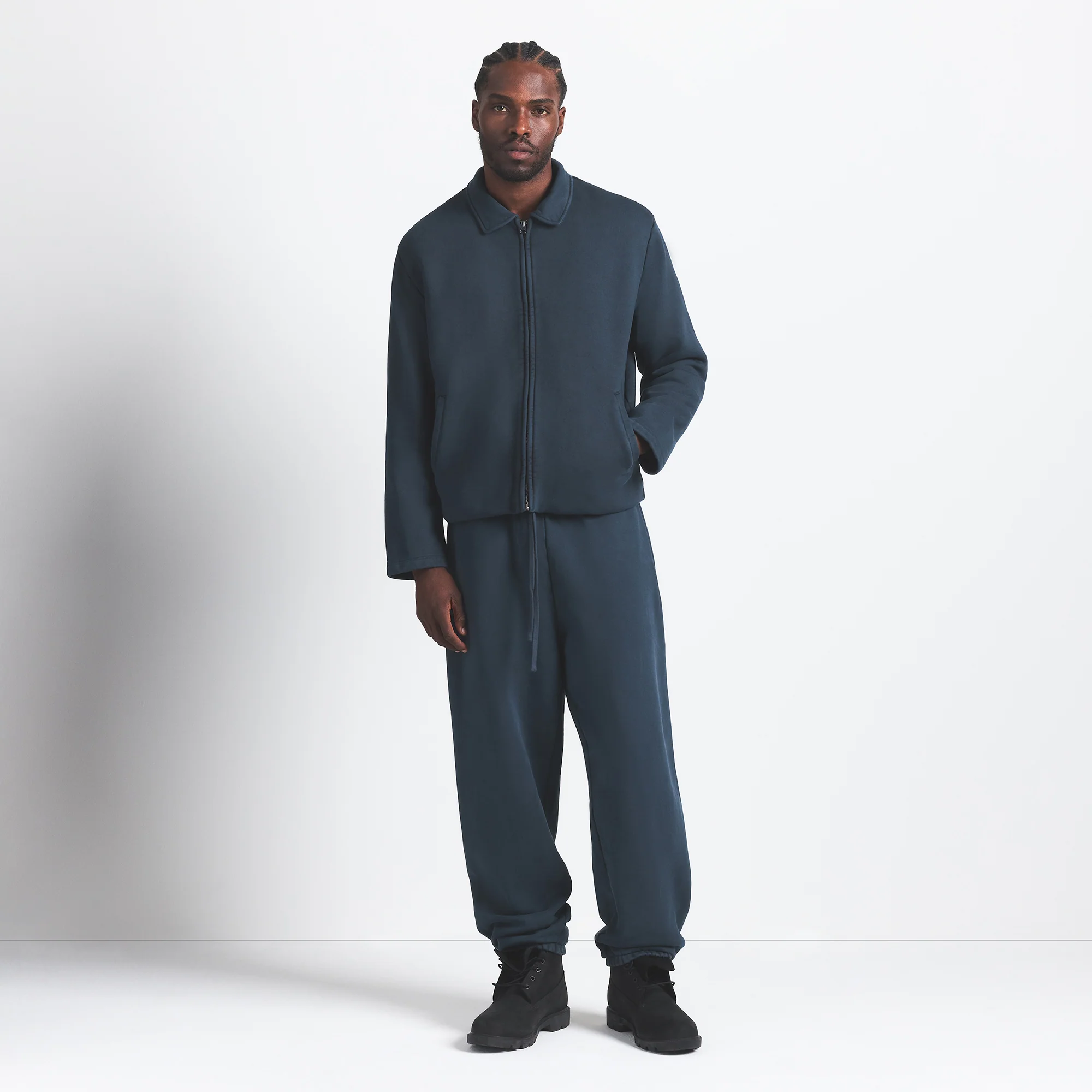 HEAVYWEIGHT FLEECE MENS JOGGER | NAVY - Image 3