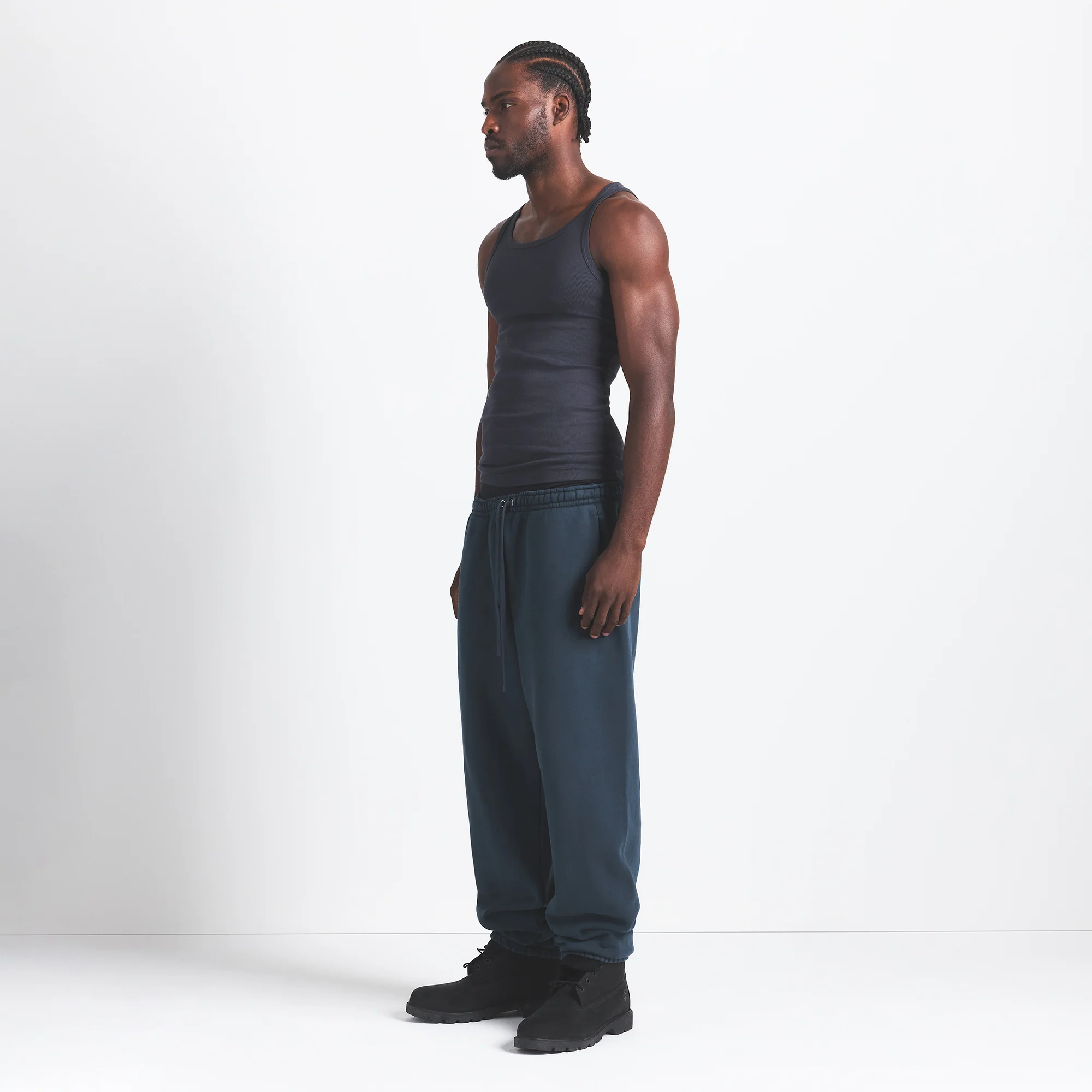 HEAVYWEIGHT FLEECE MENS JOGGER | NAVY - Image 4