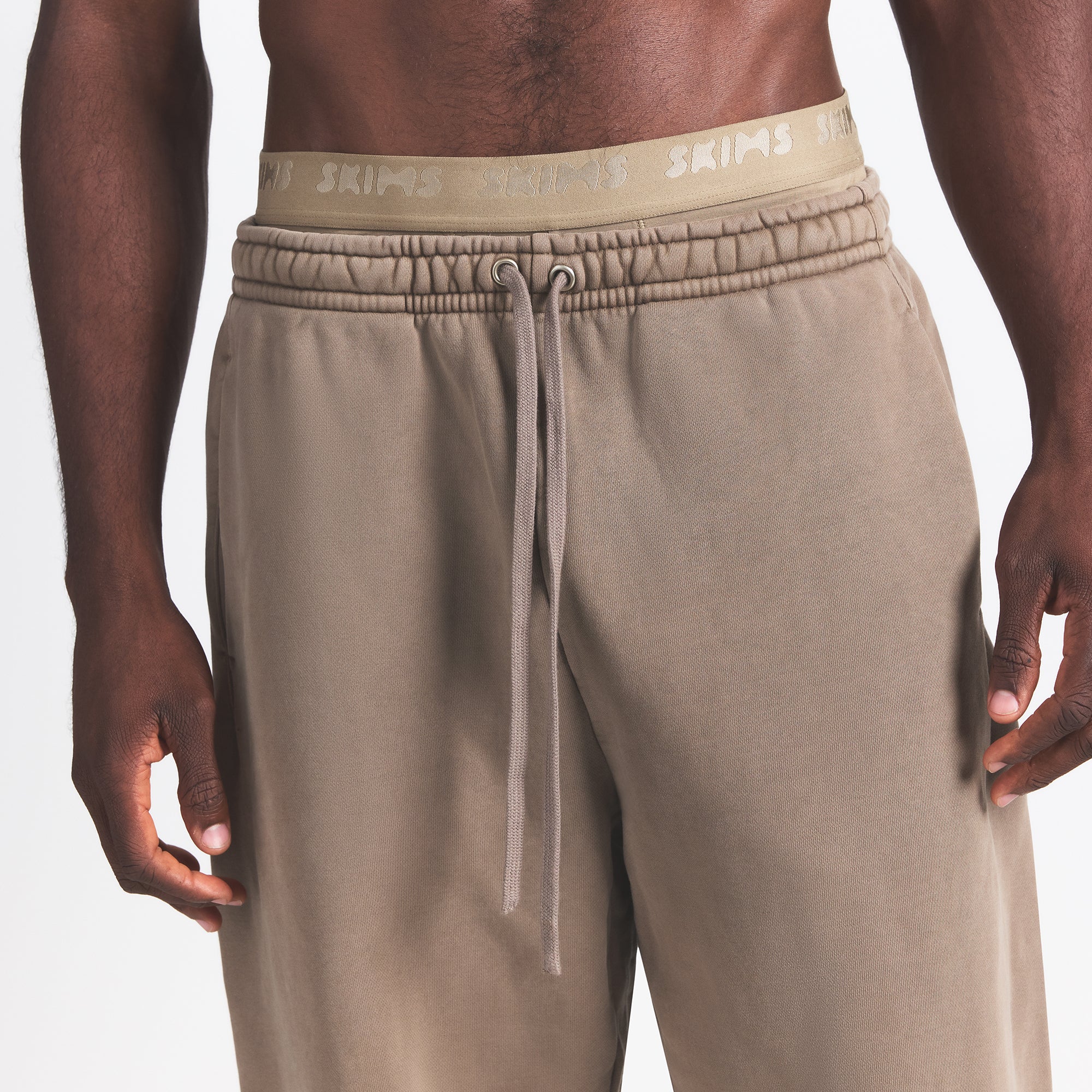 HEAVYWEIGHT FLEECE MENS JOGGER | TRUFFLE - Image 3