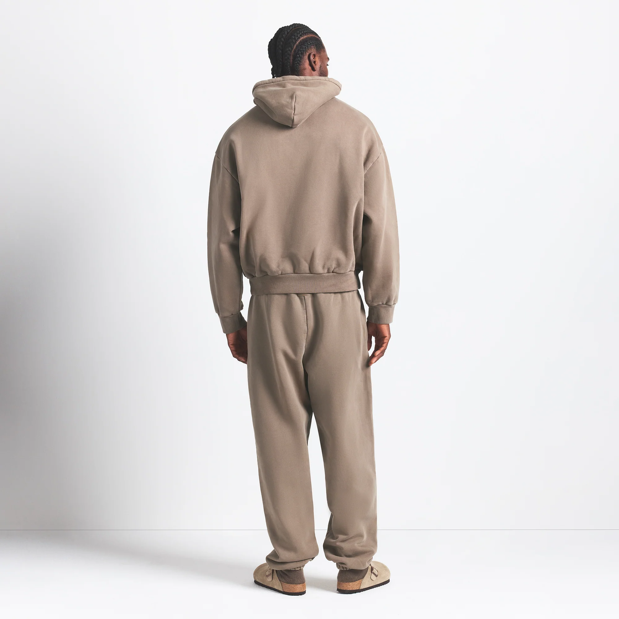 HEAVYWEIGHT FLEECE MENS JOGGER | TRUFFLE - Image 6