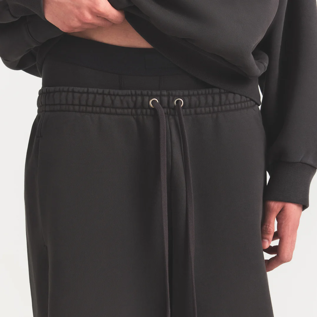 HEAVYWEIGHT FLEECE MENS STRAIGHT LEG PANT | WASHED ONYX - Image 4