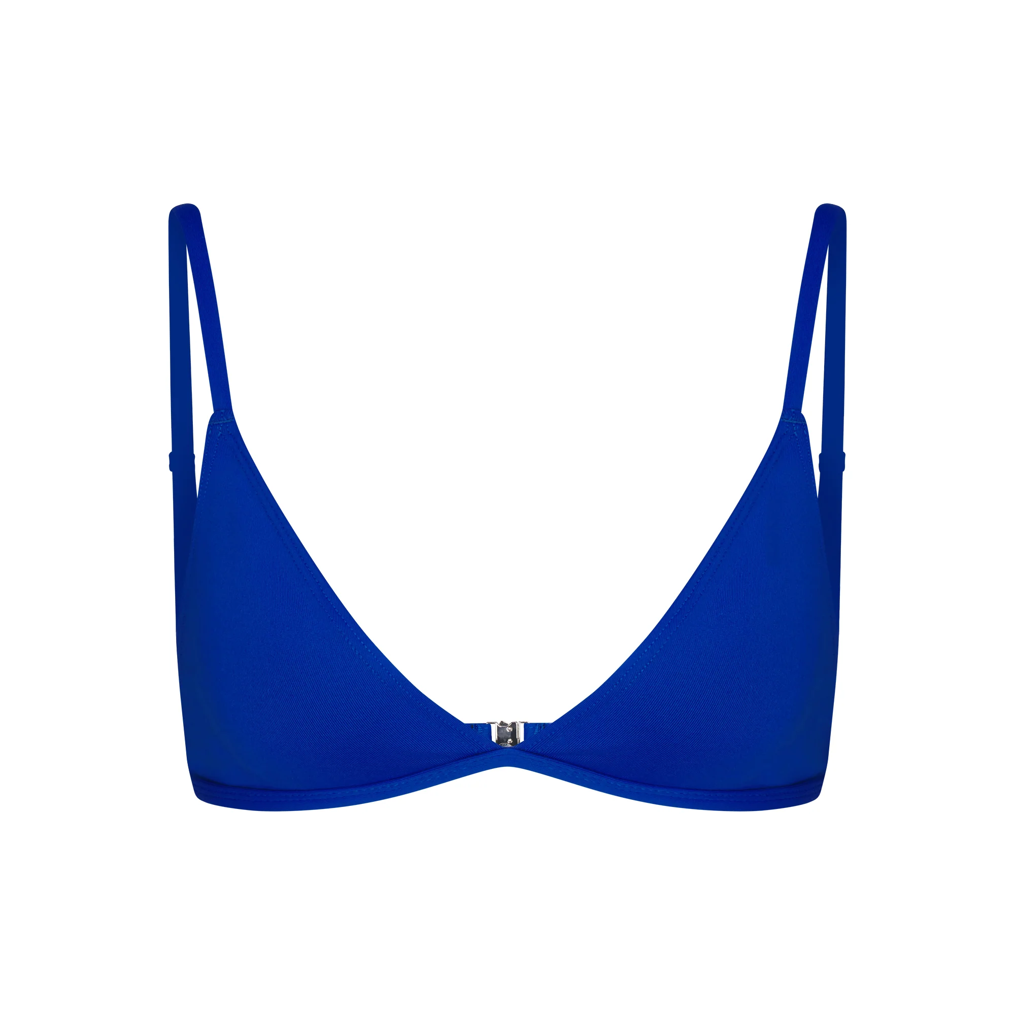 ICONIC SWIM TRIANGLE BIKINI TOP | COBALT