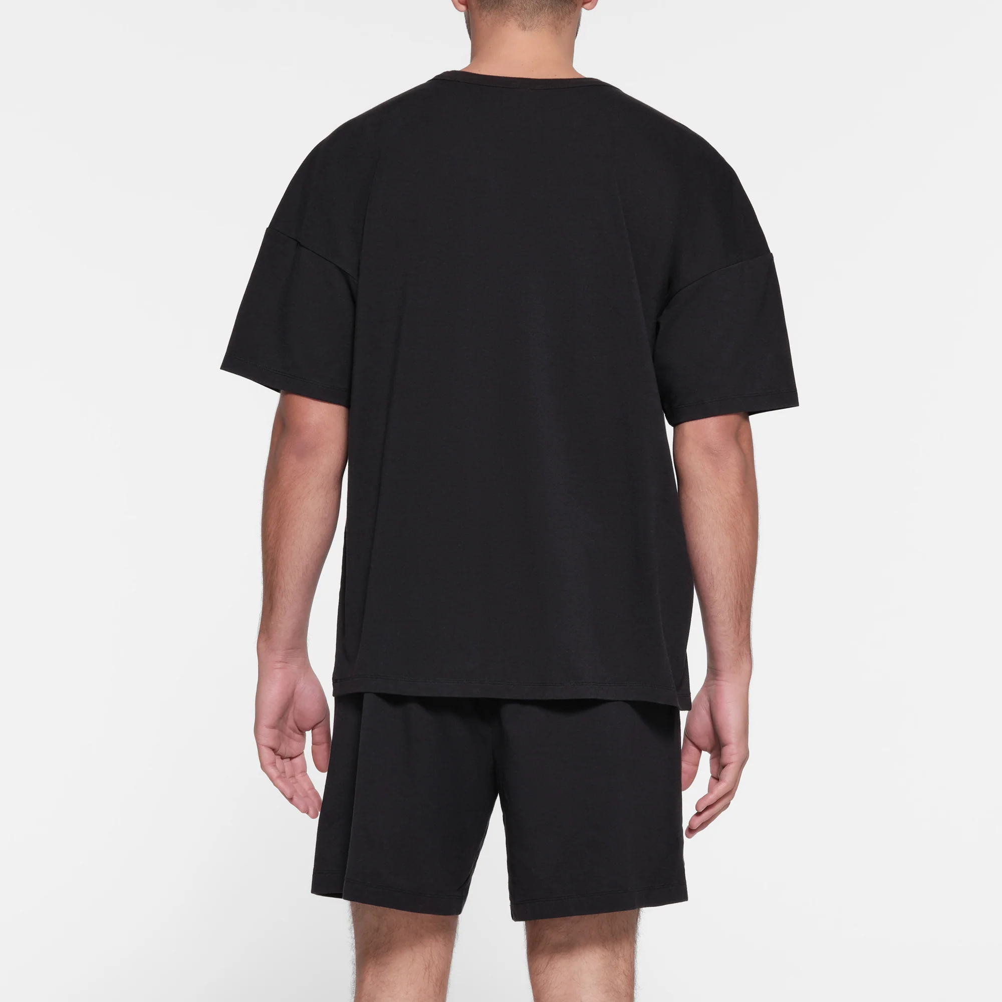 JERSEY LOUNGE MENS OVERSIZED T-SHIRT | OBSIDIAN - Image 4
