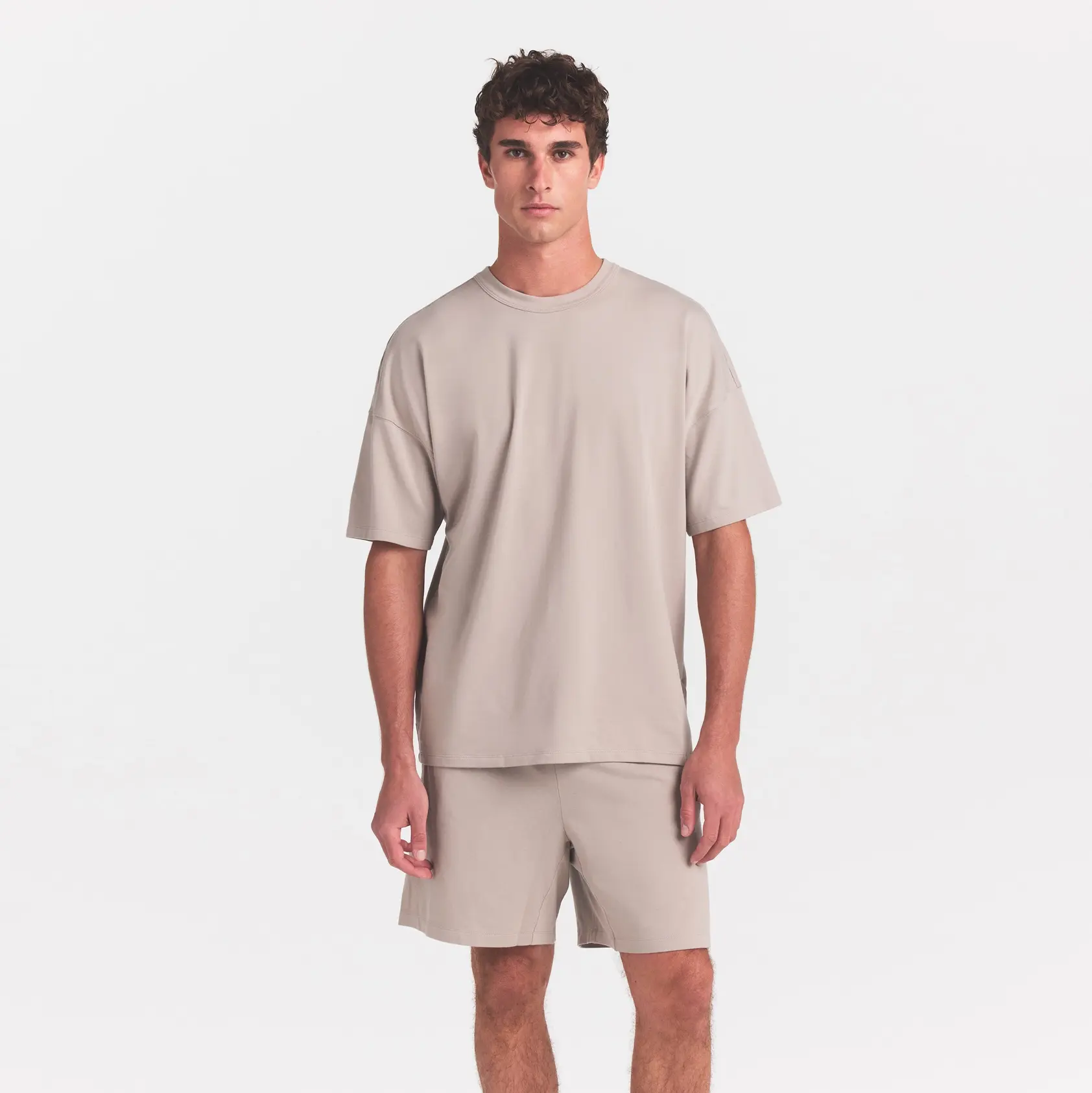 JERSEY LOUNGE MENS RELAXED SHORT | LINEN - Image 3