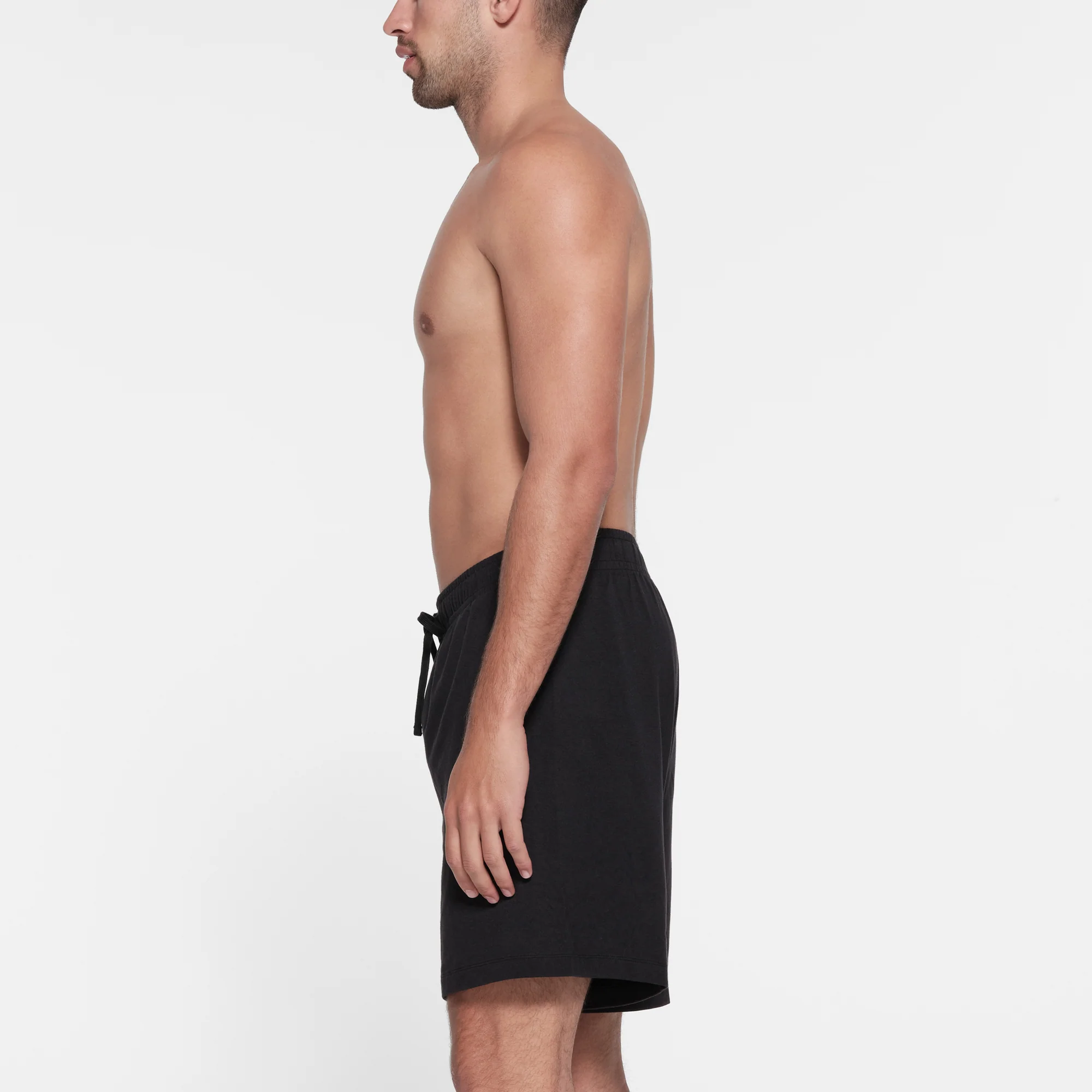 JERSEY LOUNGE MENS RELAXED SHORT | OBSIDIAN - Image 3