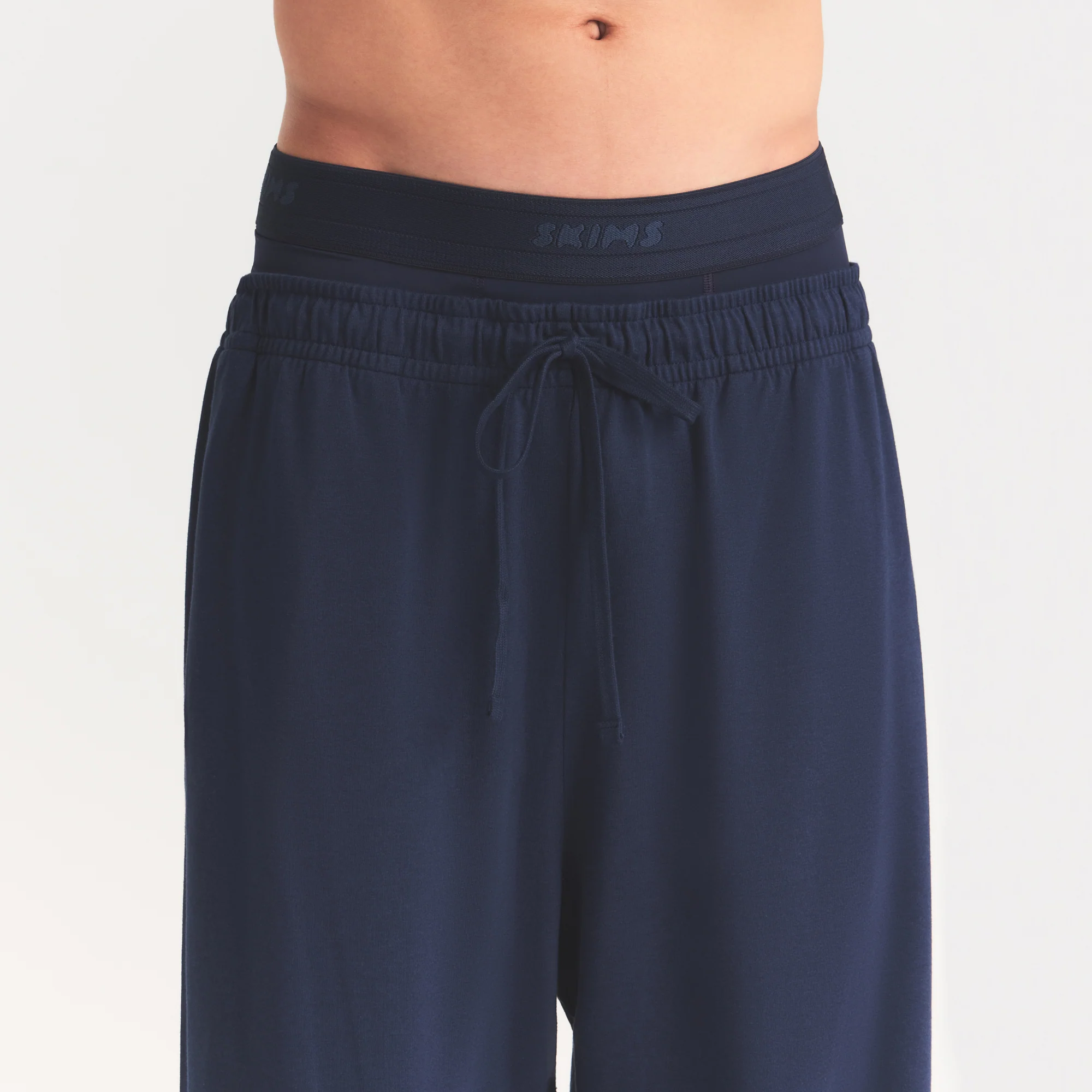 JERSEY LOUNGE MENS RELAXED STRAIGHT LEG PANT | NAVY - Image 4