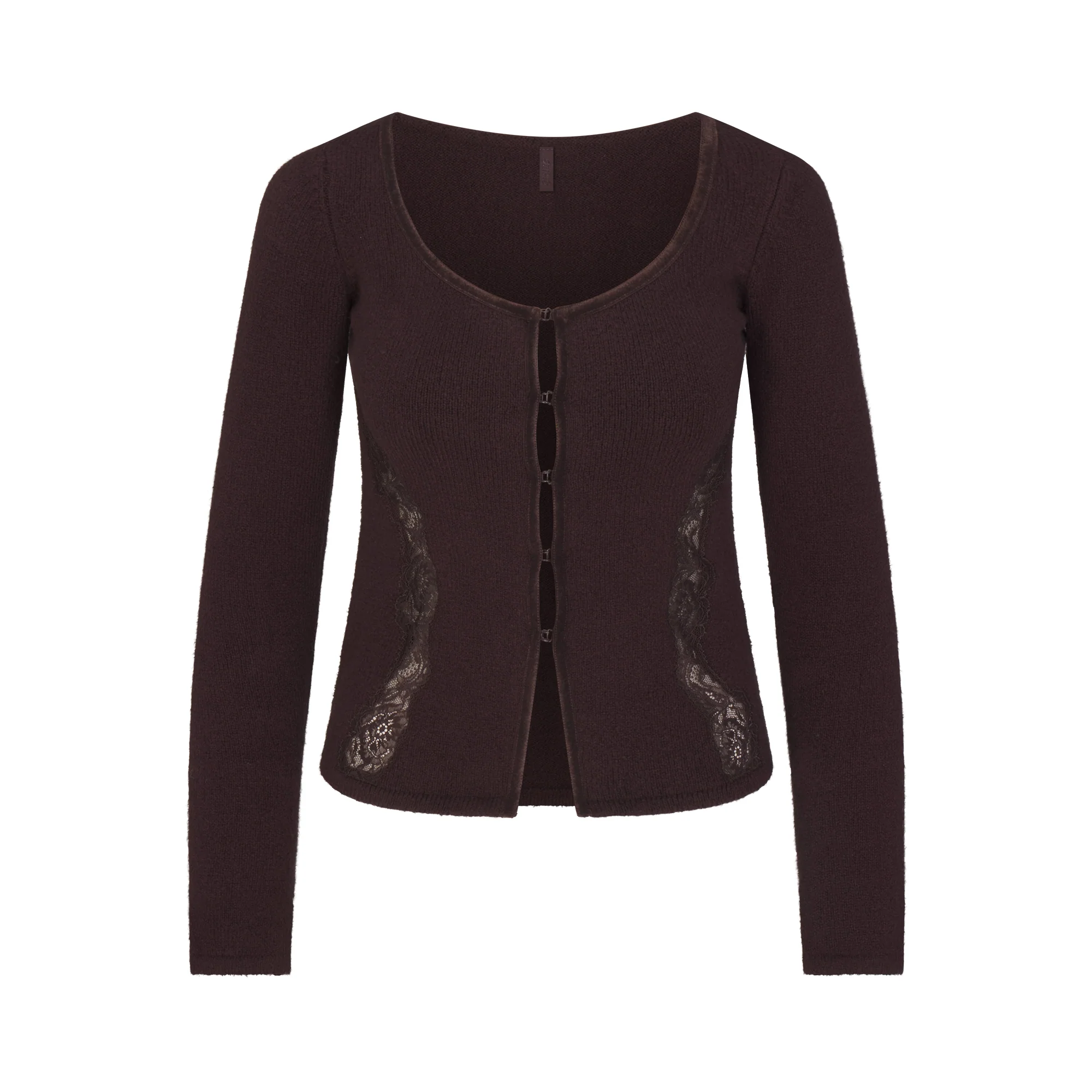 LACE KNIT LONG SLEEVE CARDIGAN | PHOENIX