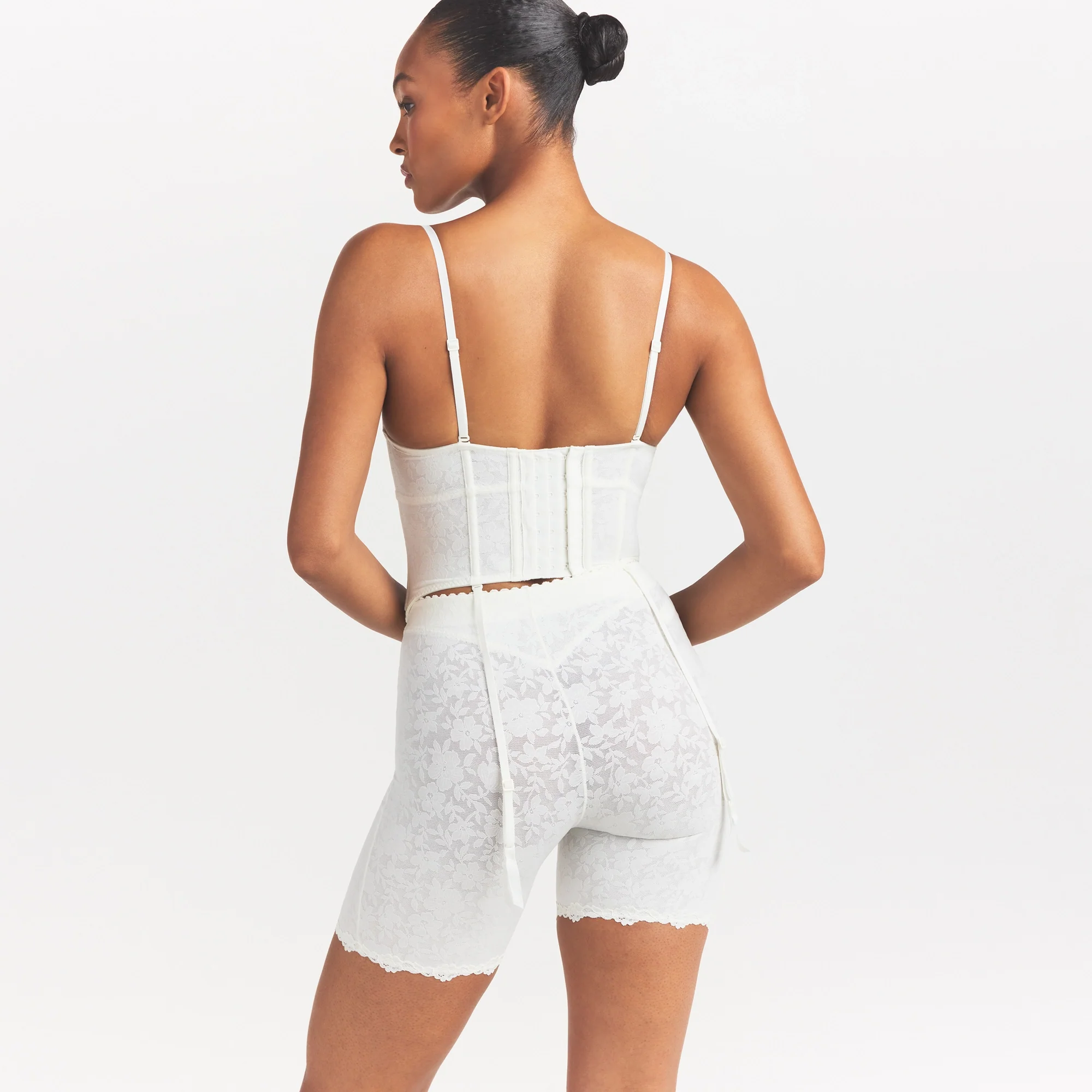 LACE SHAPEWEAR CORSET | IVORY - Image 5