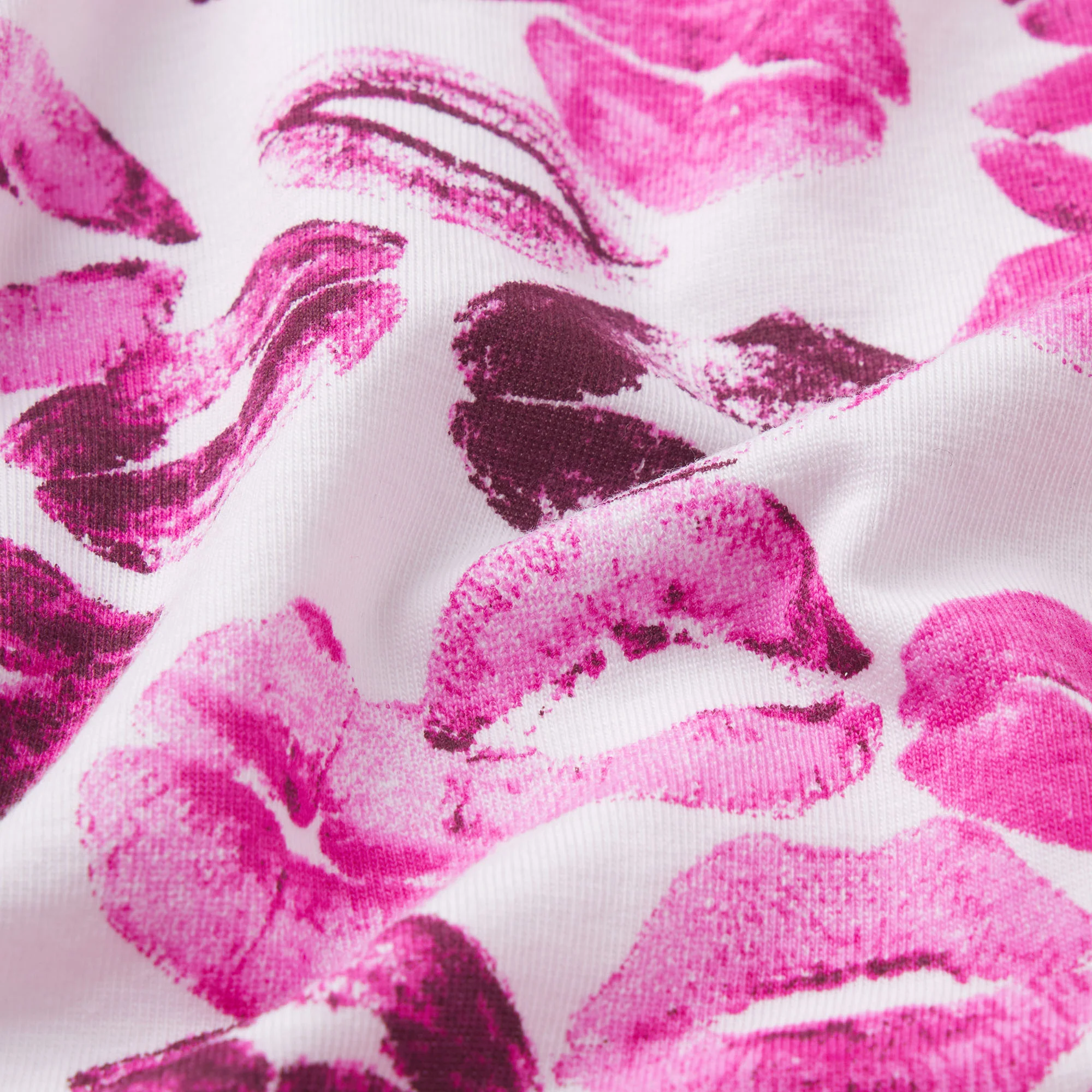 LIGHTWEIGHT COTTON LACE BOY SHORT | PINK ALLOVER LIPSTICK - Image 5