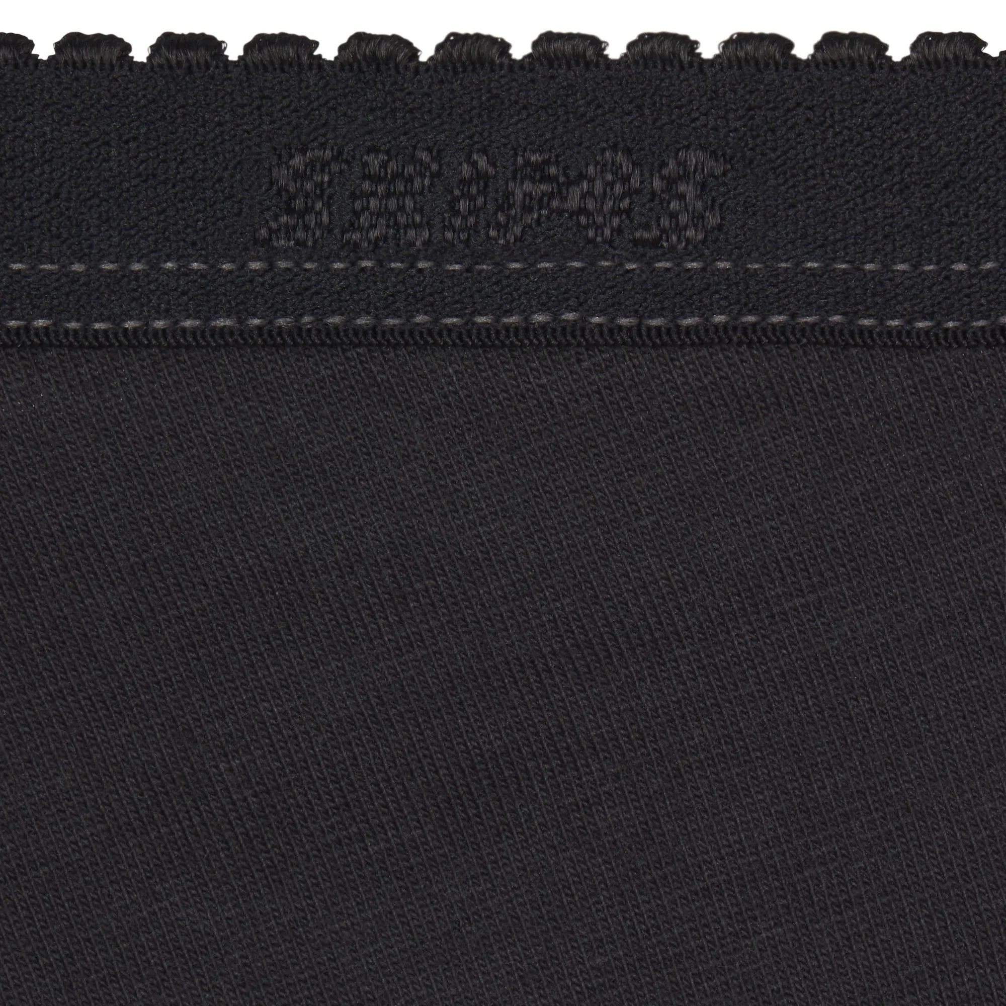 LIGHTWEIGHT COTTON LOGO PICOT HIPSTER | SOOT - Image 5
