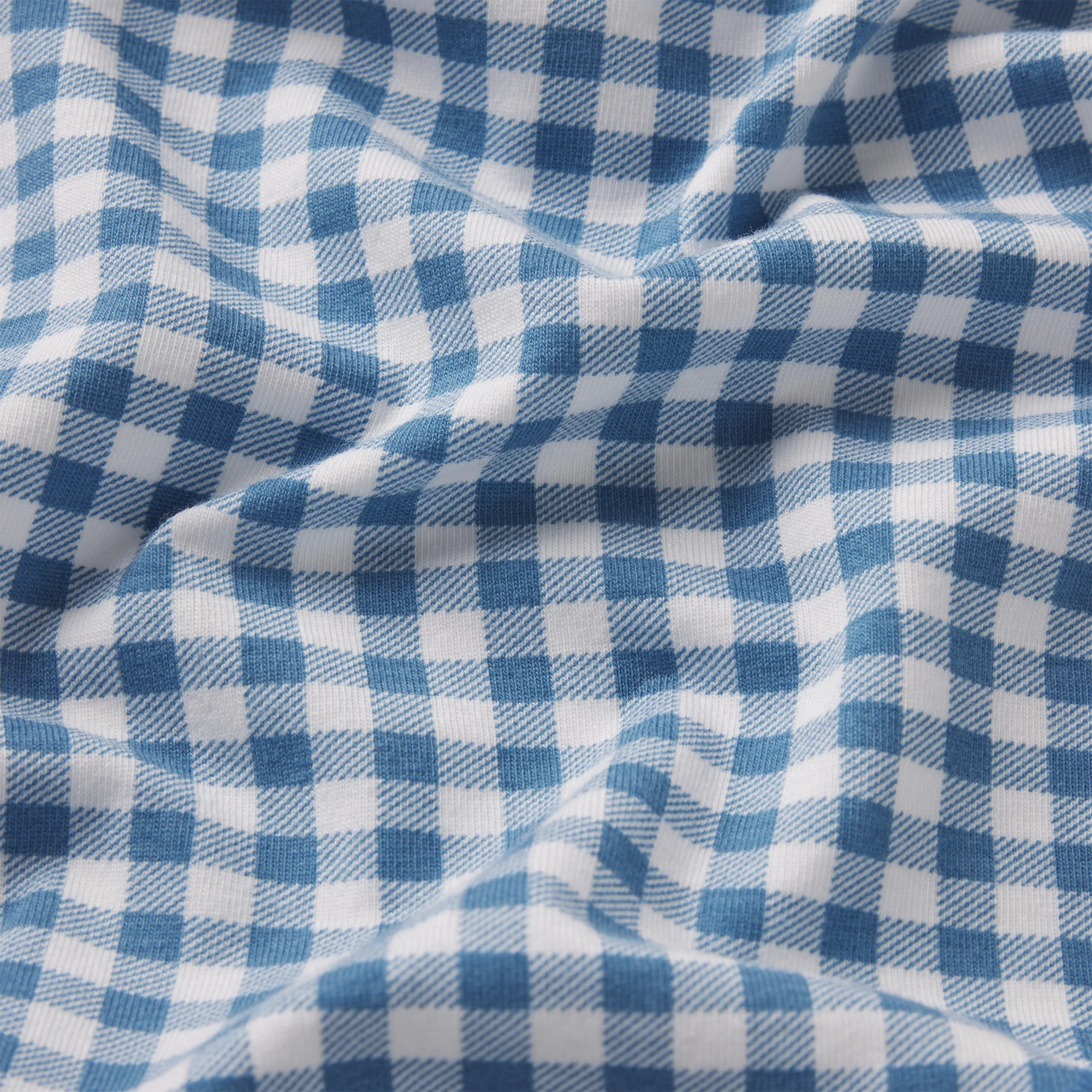 LIGHTWEIGHT COTTON LOGO PICOT THONG | ARCTIC GINGHAM - Image 5