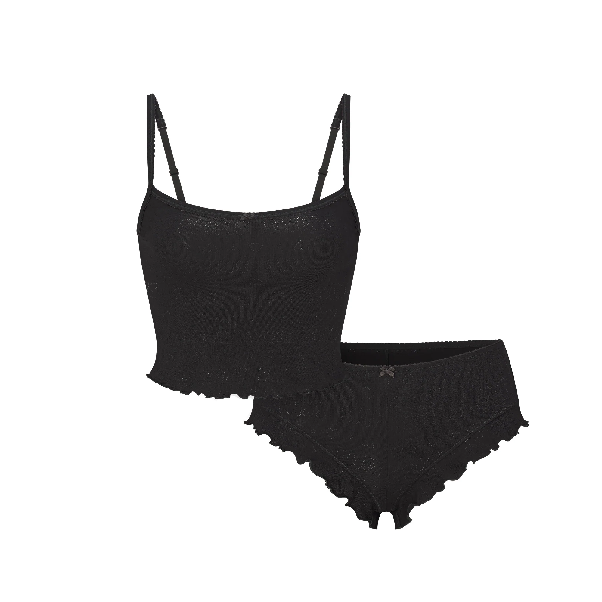 LOGO POINTELLE CAMI SLEEP SET | SOOT