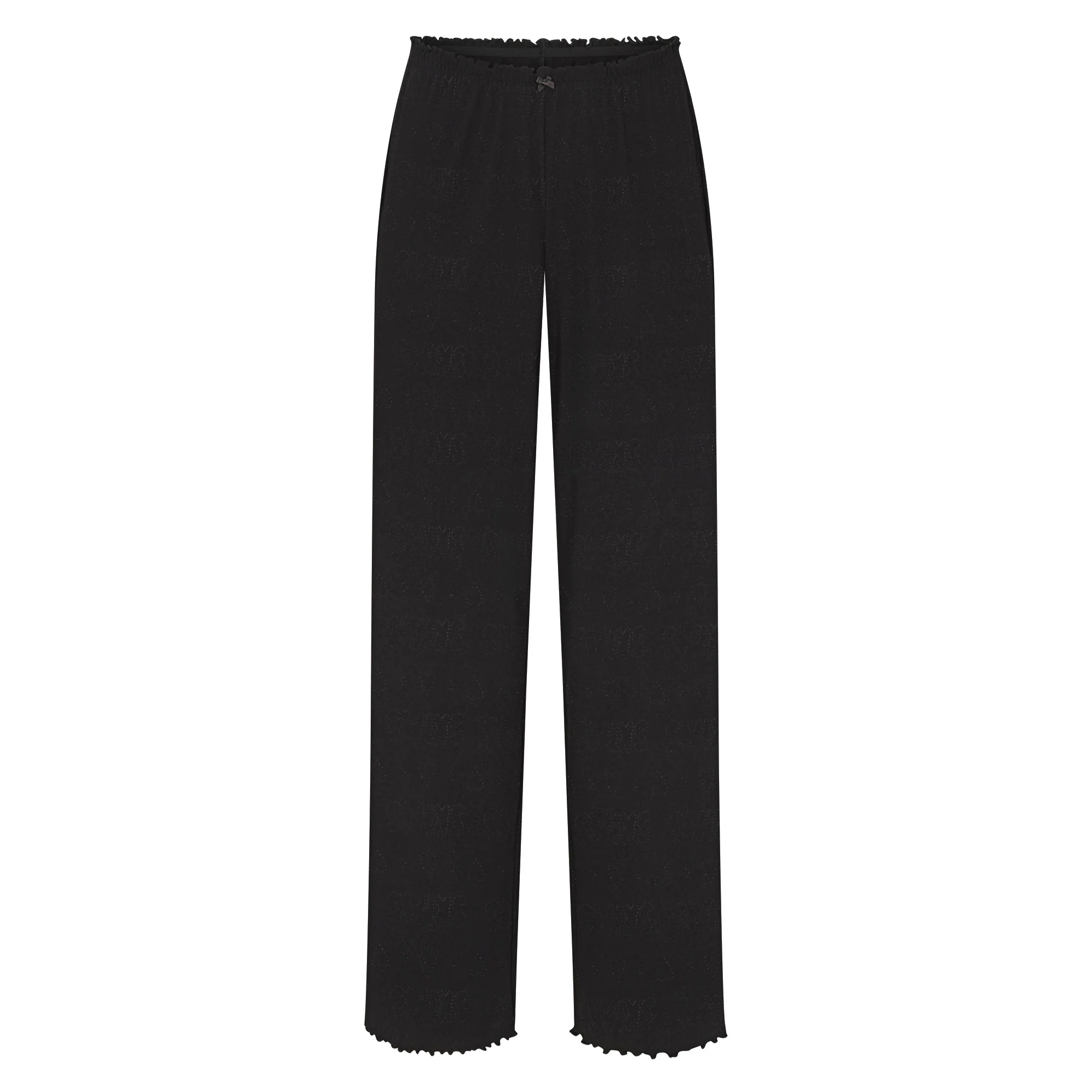 LOGO POINTELLE STRAIGHT LEG PANT | SOOT