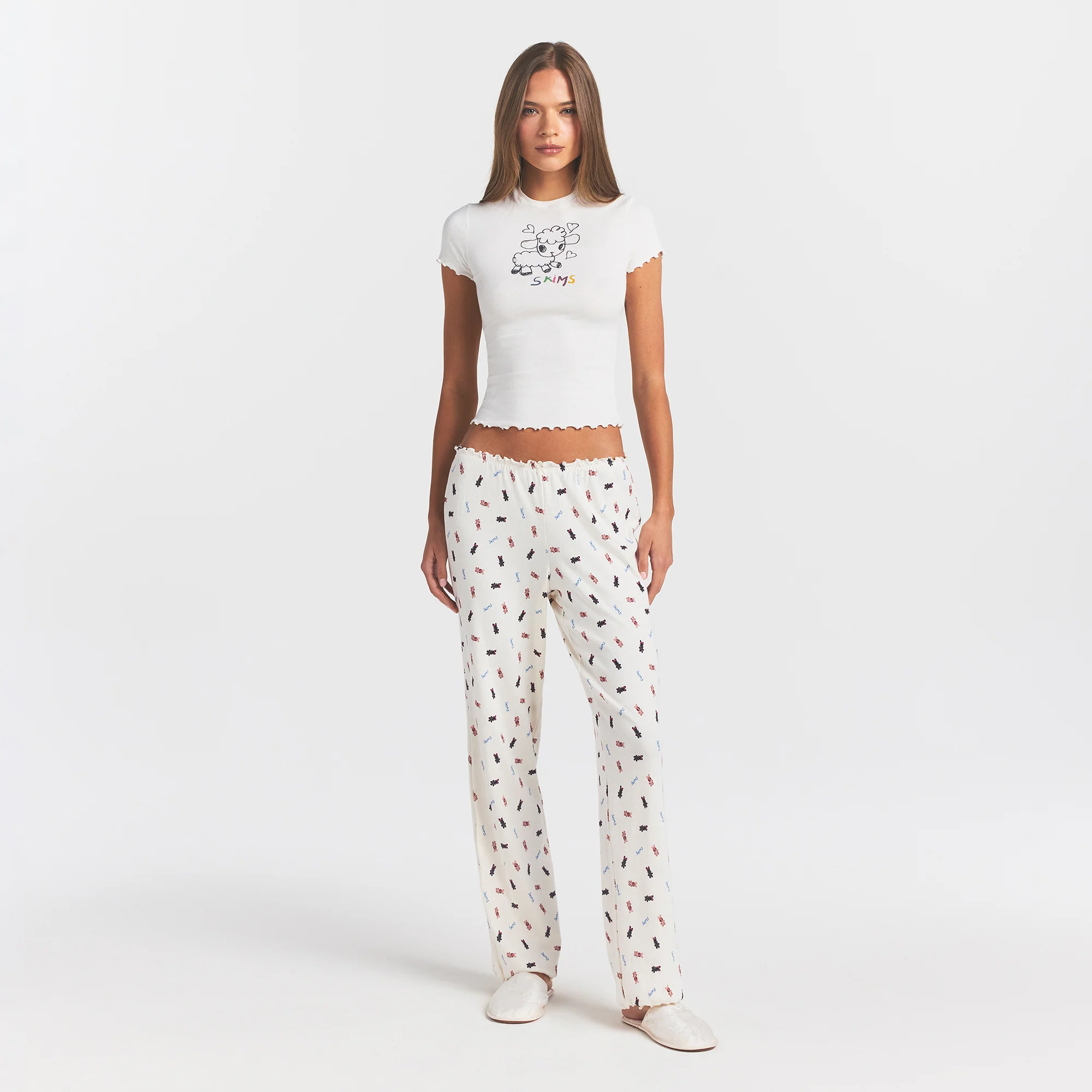 LOGO POINTELLE T-SHIRT | MARBLE HAPPY SHEEP - Image 2