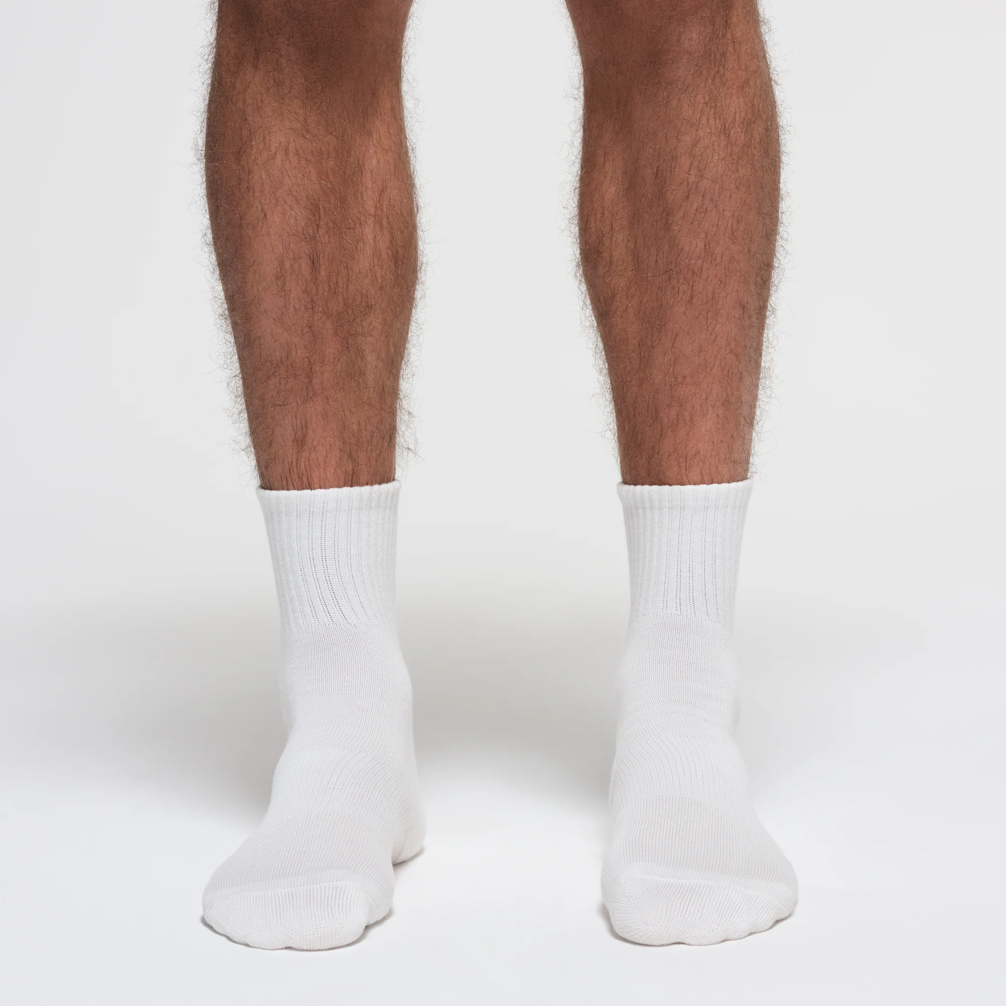 MENS 3/4 CREW SOCK 3-PACK | CHALK - Image 3