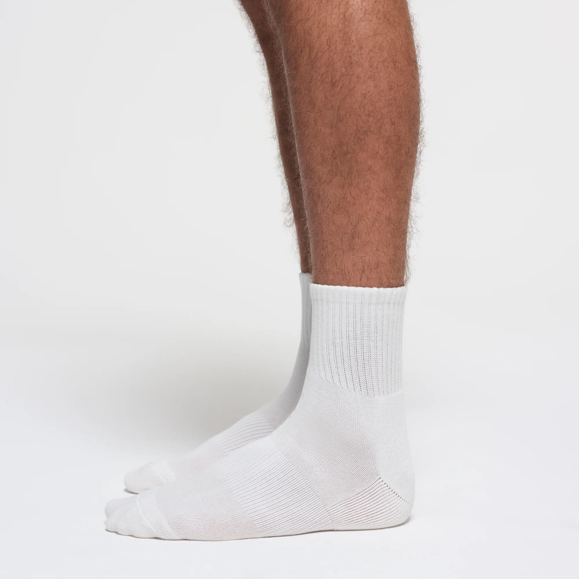 MENS 3/4 CREW SOCK 3-PACK | CHALK - Image 4