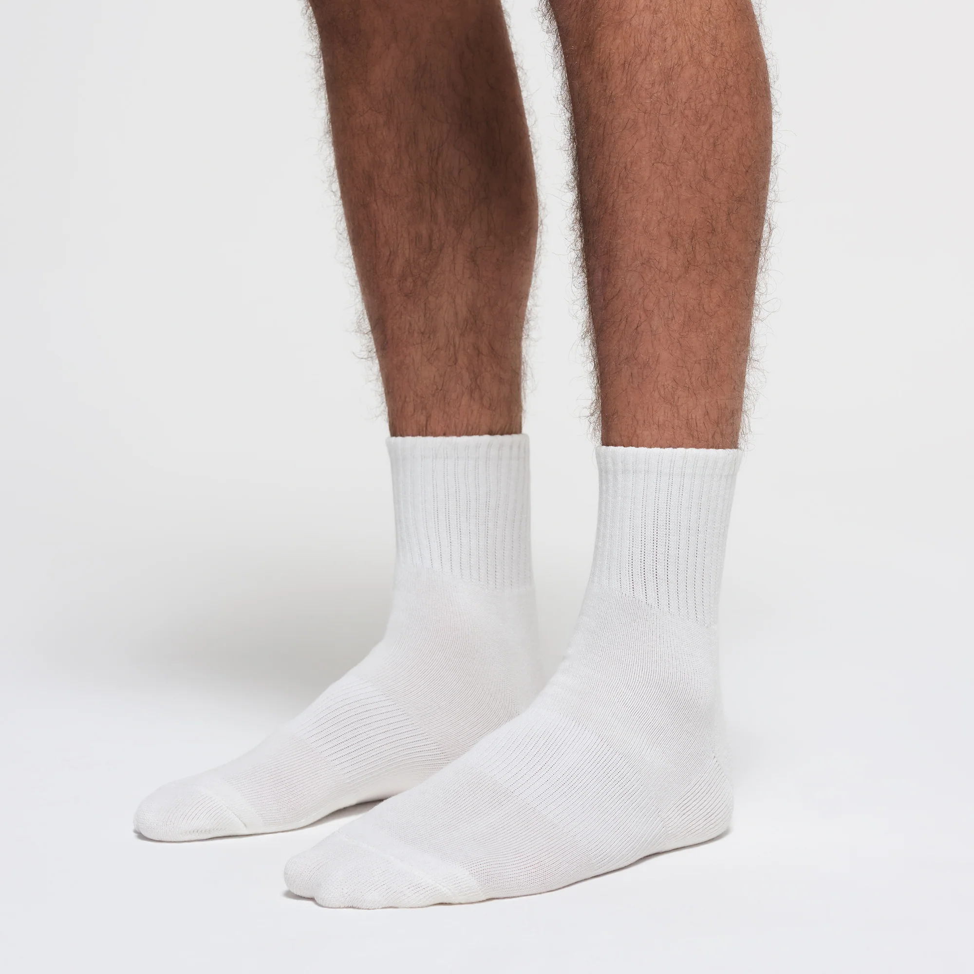 MENS 3/4 CREW SOCK 3-PACK | CHALK - Image 5
