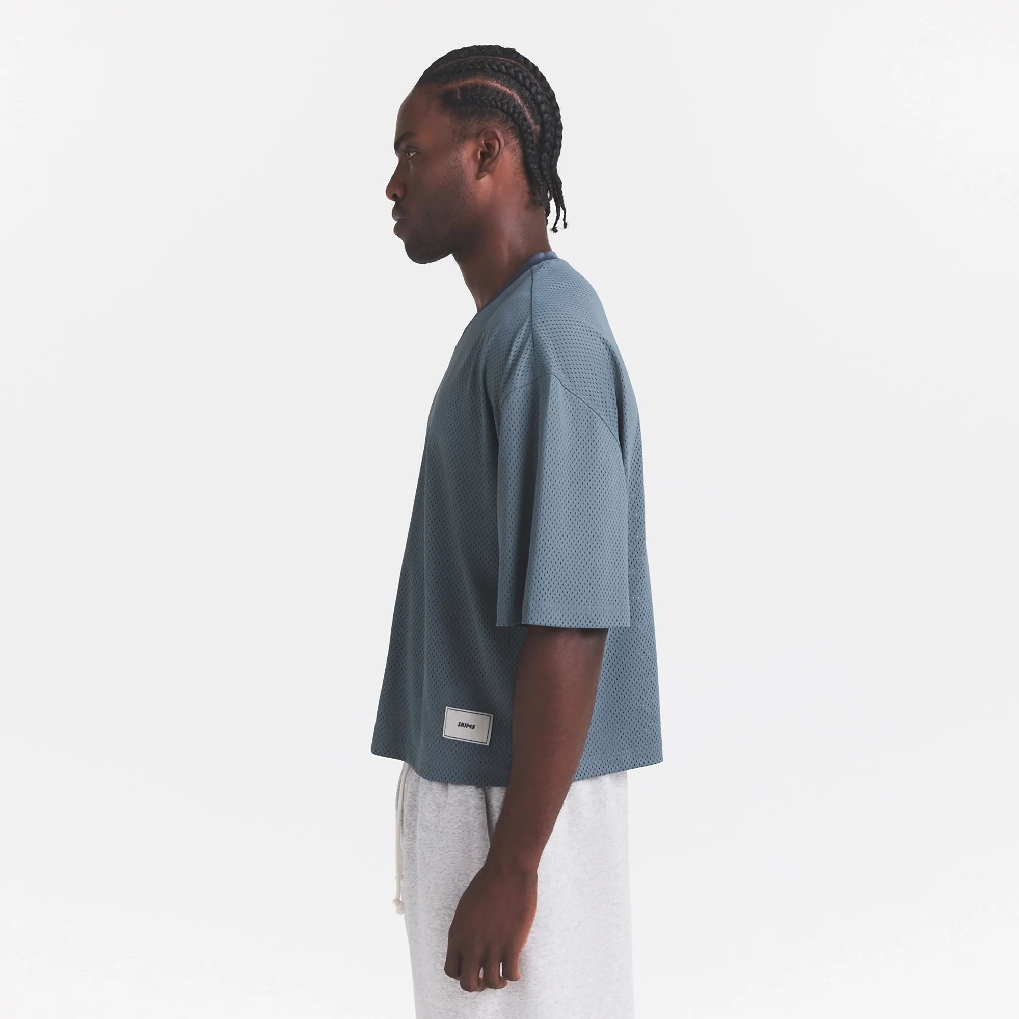 MESH APPAREL MENS CROPPED JERSEY | ZIRCON - Image 5