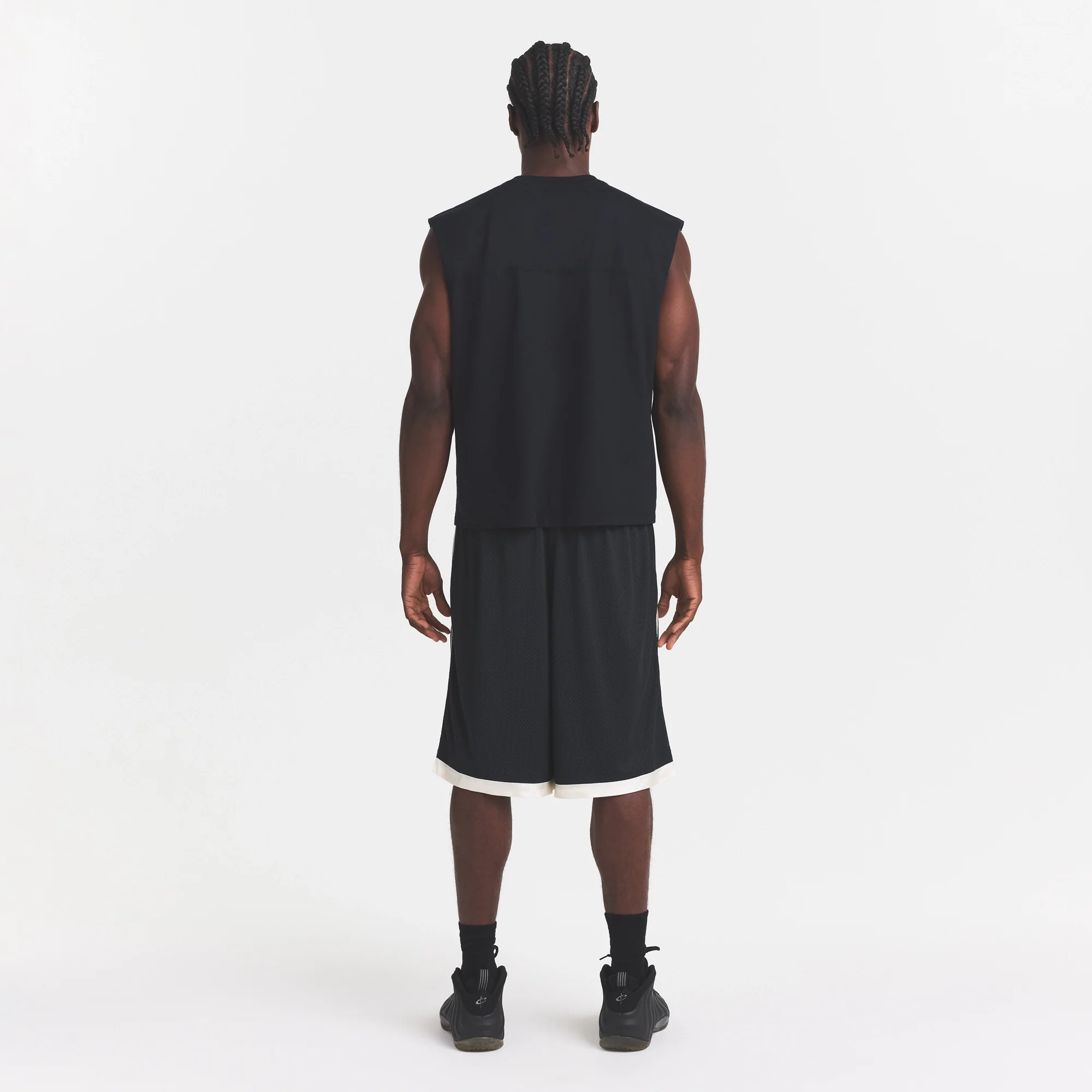 MESH APPAREL MENS LONG SHORT | ONYX - Image 5