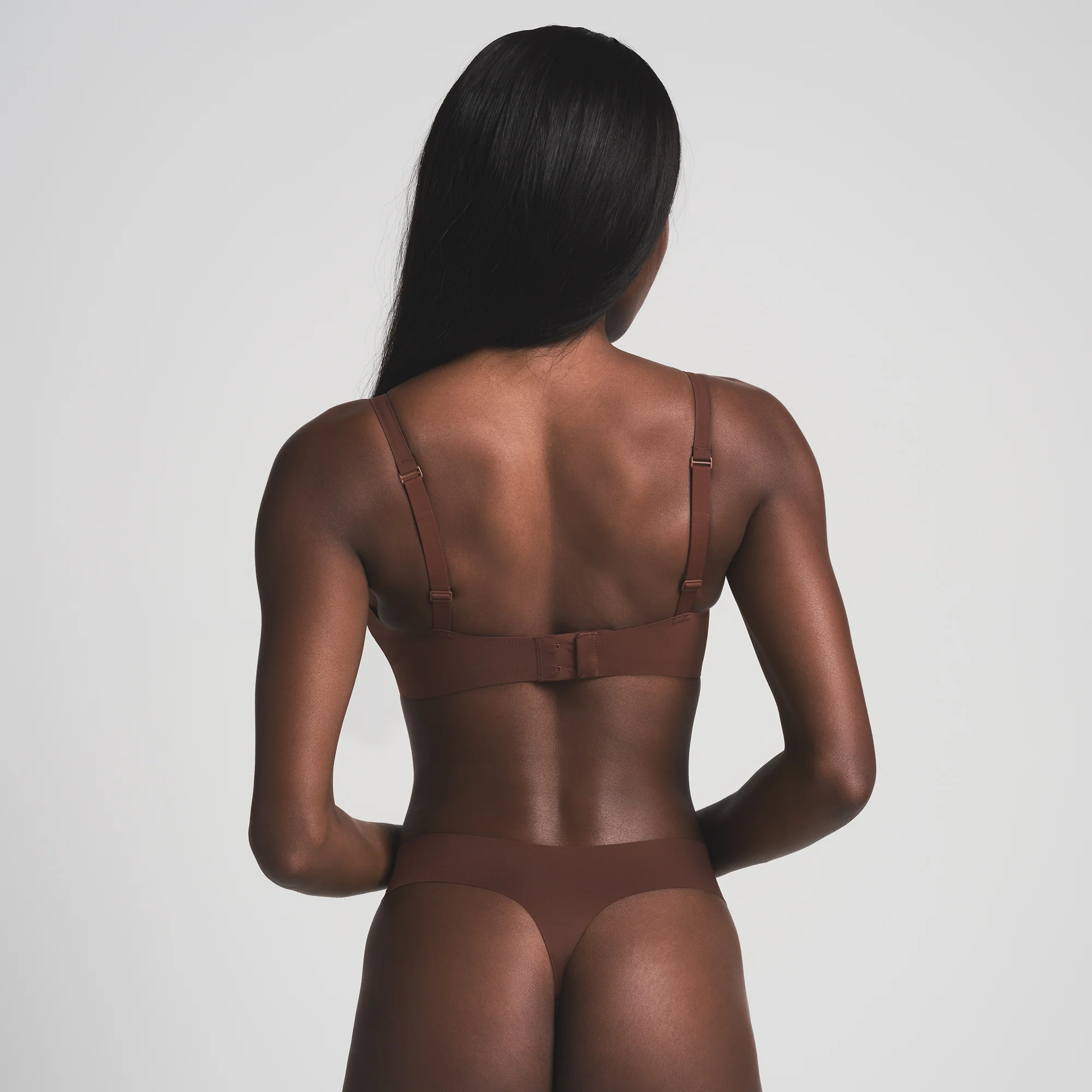 NAKED PLUNGE BRALETTE | COCOA - Image 4