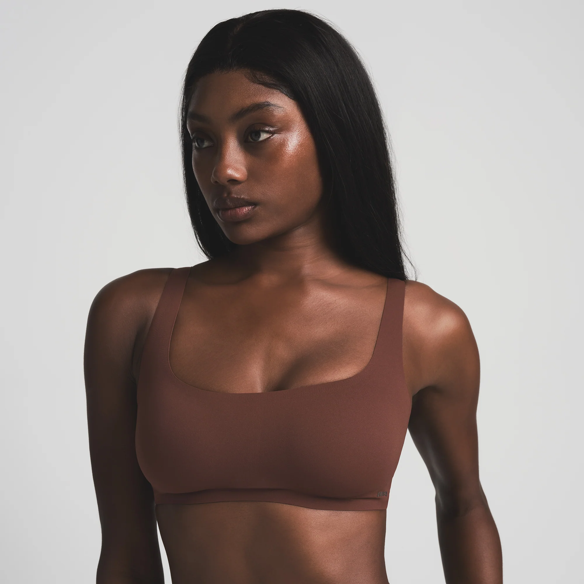 NAKED SCOOP BRALETTE | COCOA - Image 3