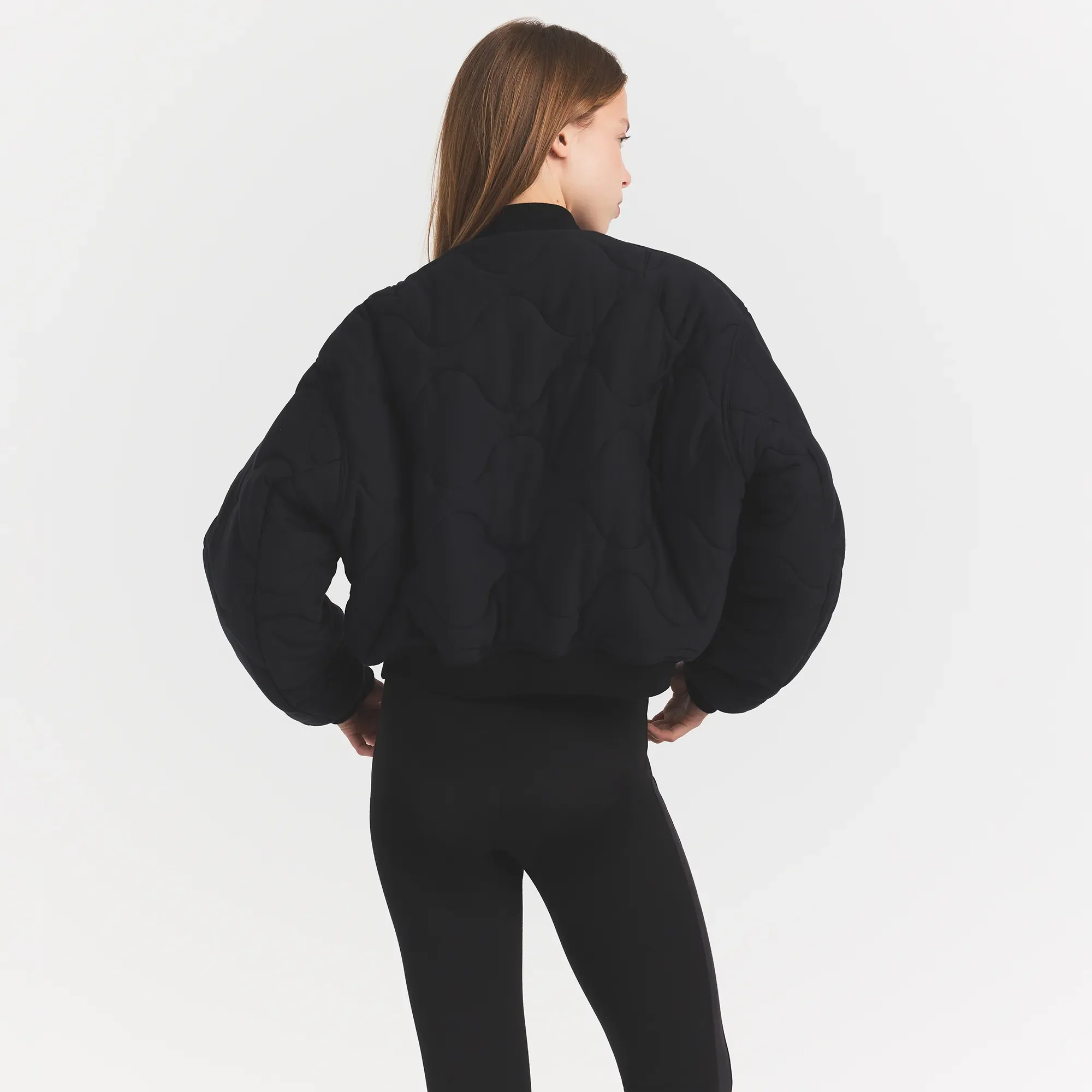 NEOPRENE OUTERWEAR REVERSIBLE BOMBER JACKET | OBSIDIAN - Image 5