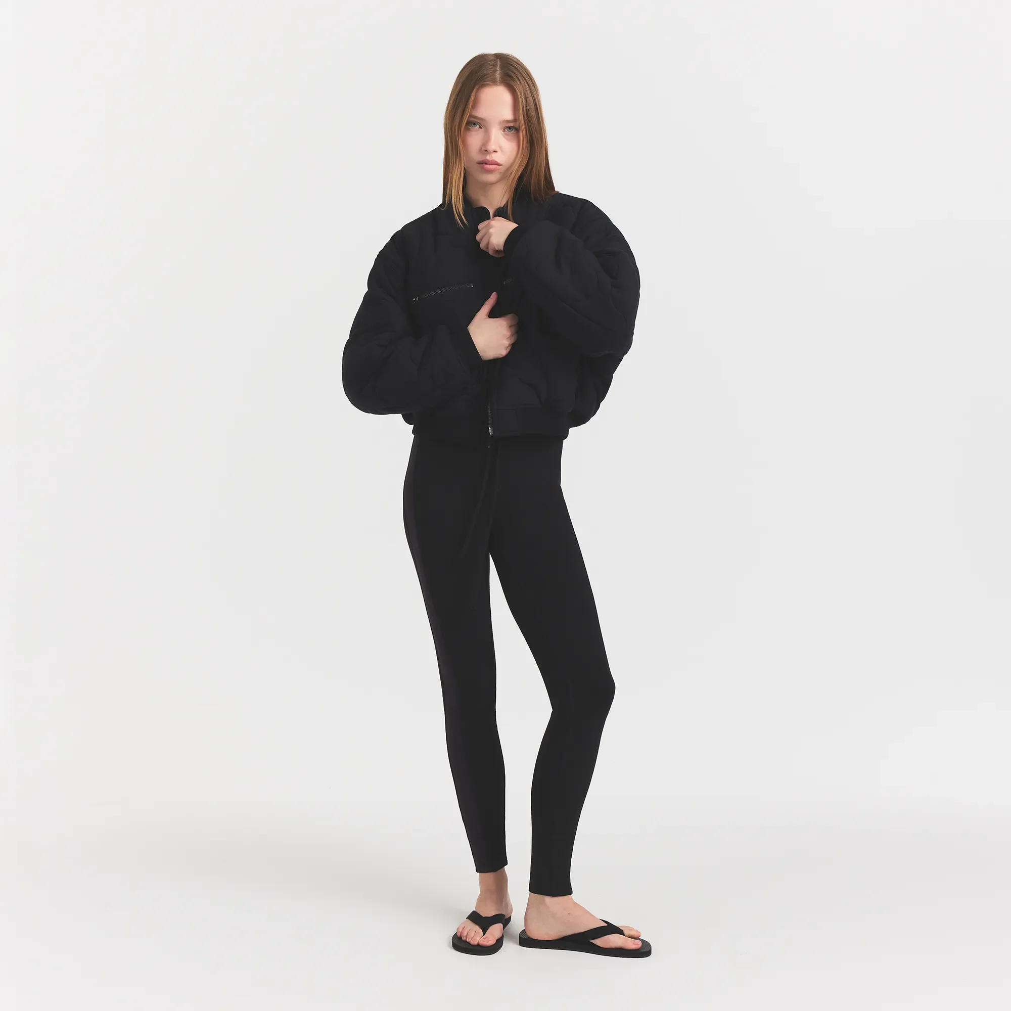 NEOPRENE OUTERWEAR REVERSIBLE BOMBER JACKET | OBSIDIAN - Image 6